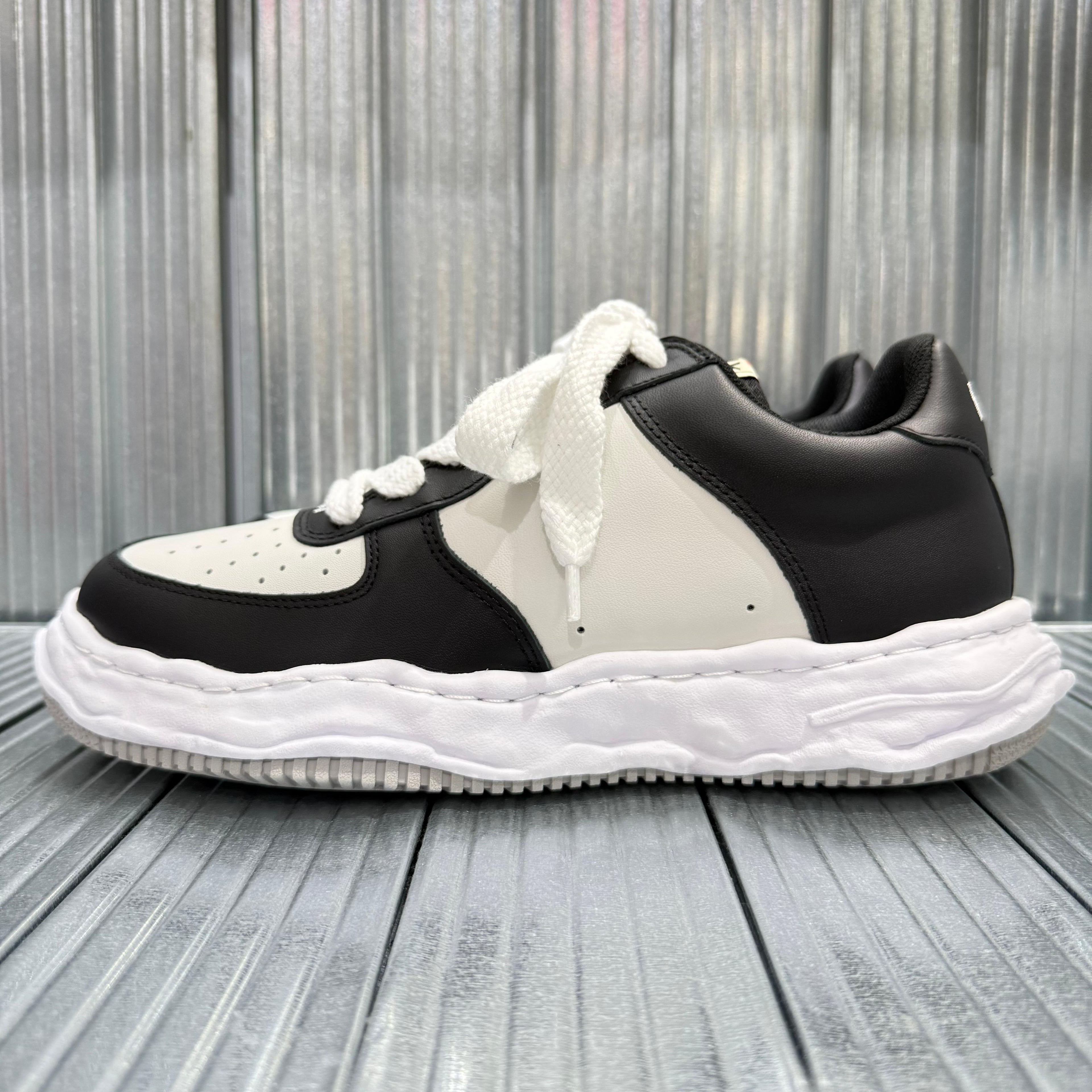 Maison Mihara Yasuhiro MMY WAYNE OG Leather - Black/White A08FW706