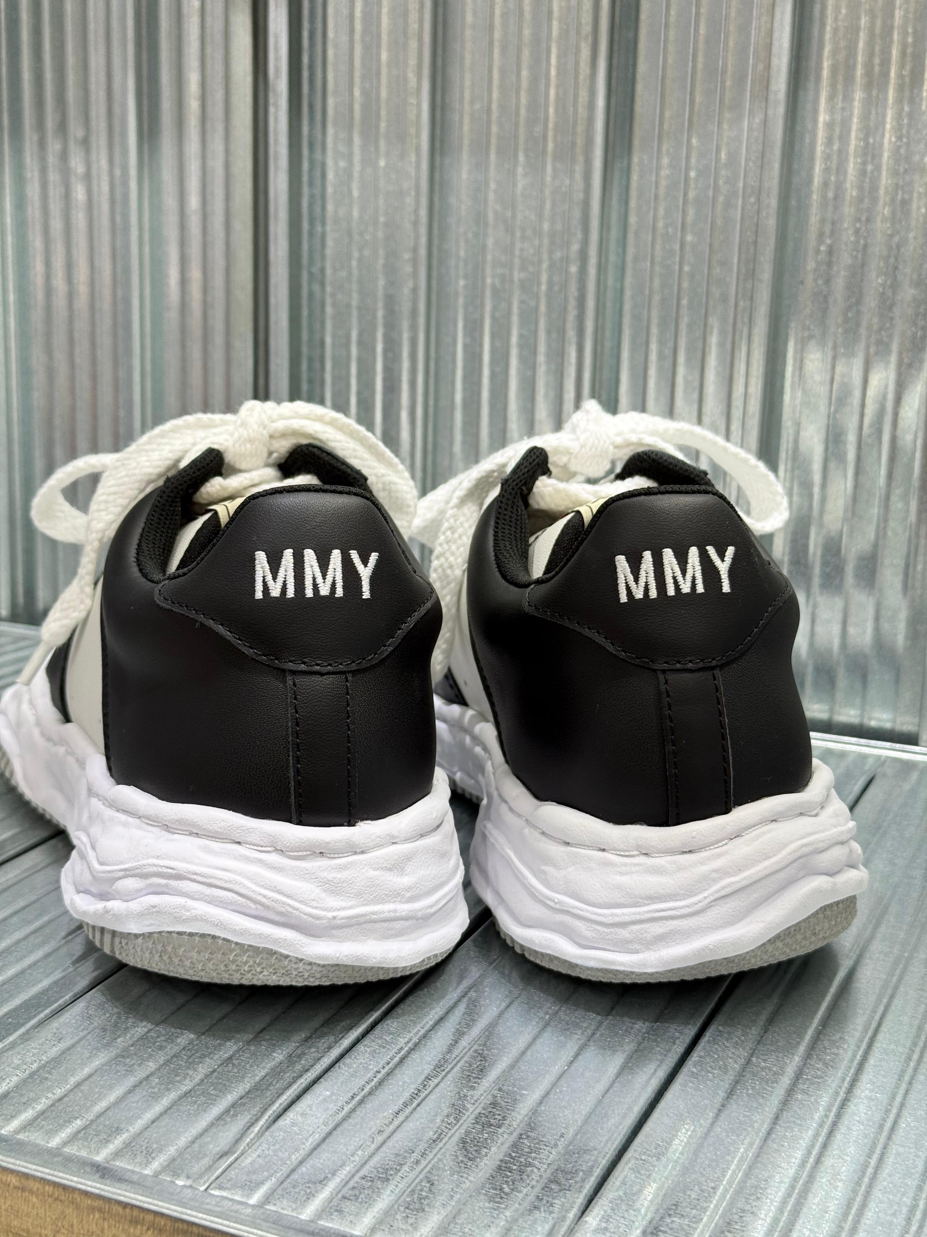 Maison Mihara Yasuhiro MMY WAYNE OG Leather - Black/White A08FW706