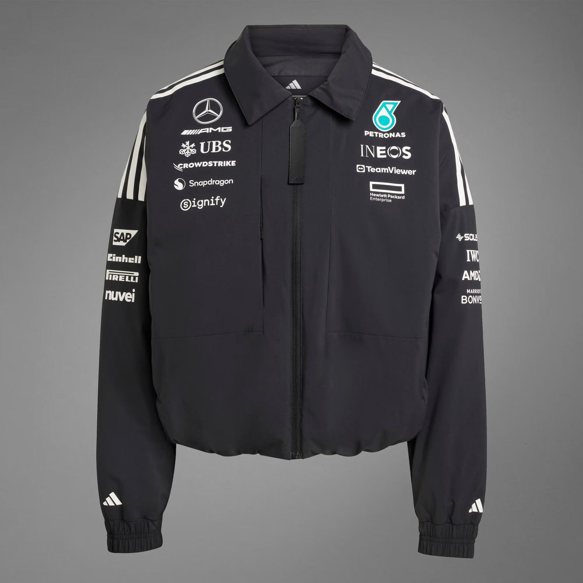 Adidas x Mercedes AMG Petronas 2025 F1 Team Jacket JX0751 - Women's