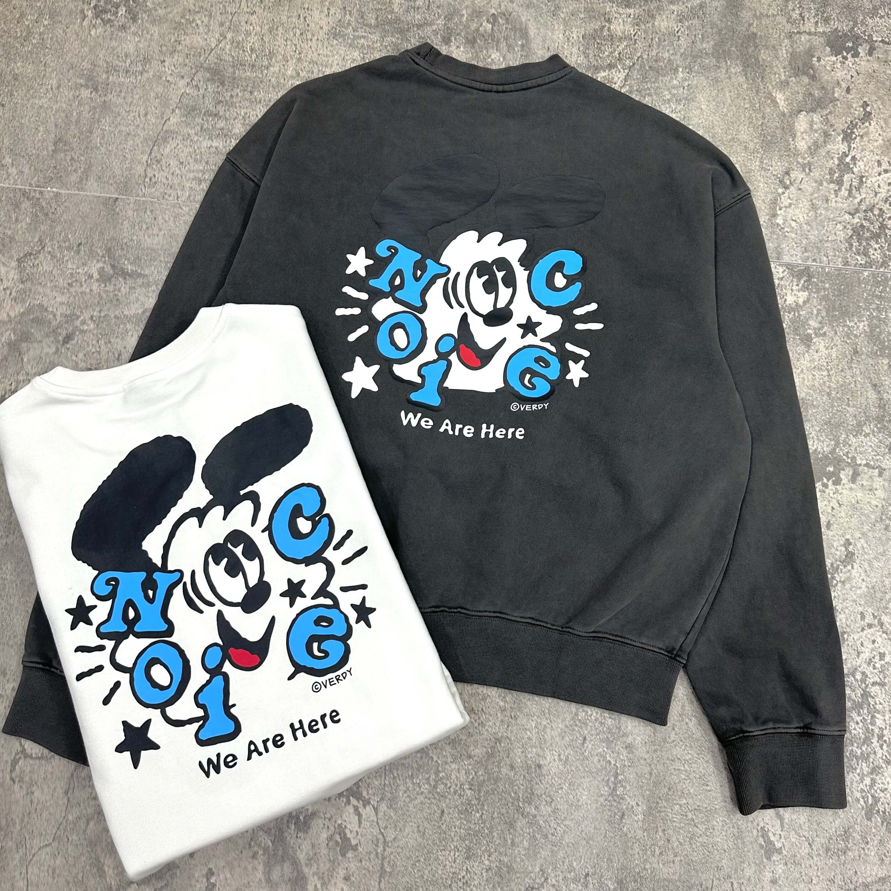 NOICE x Verdy Vick Sweatshirt charcoal white