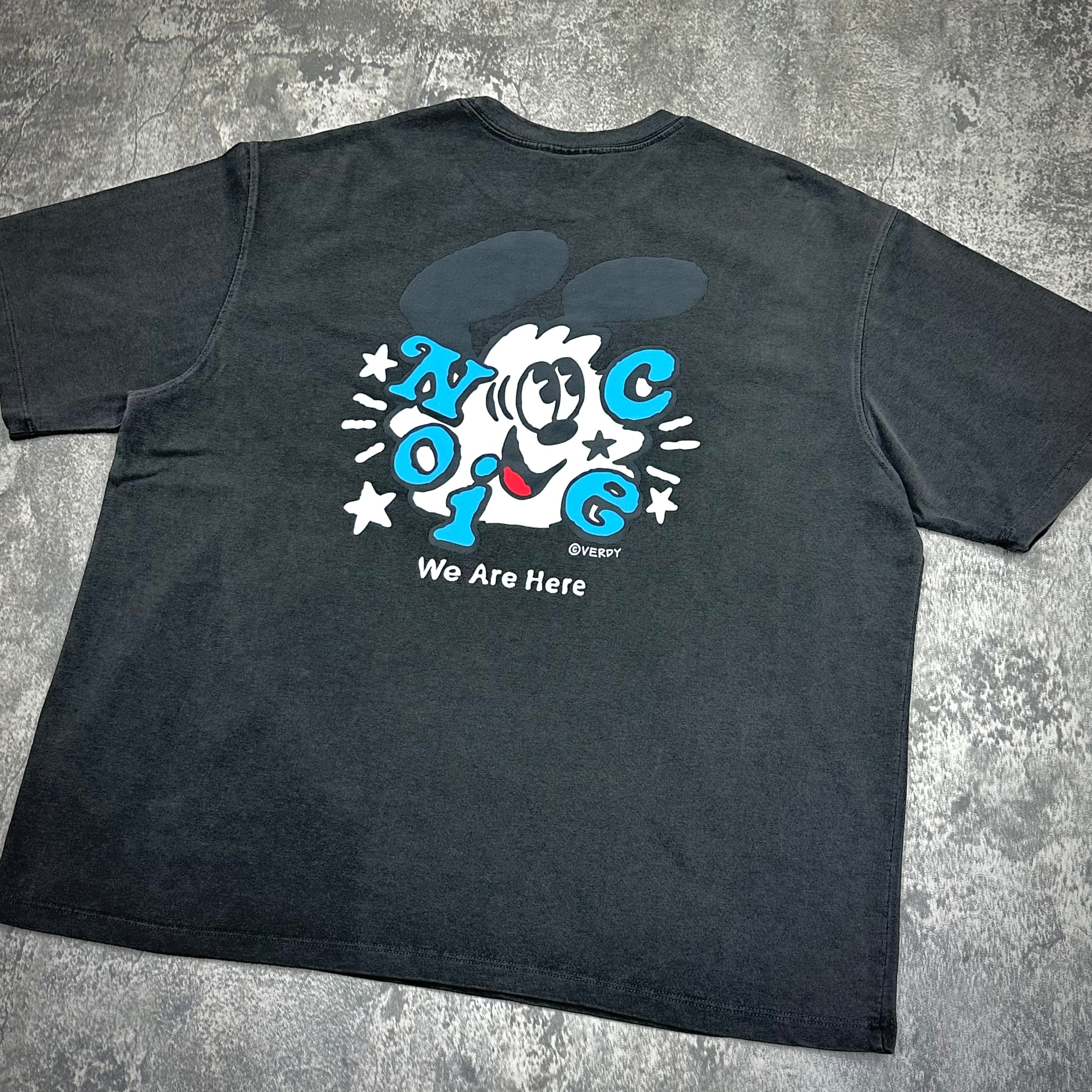 NOICE x Verdy Vick T-Shirt charcoal logo