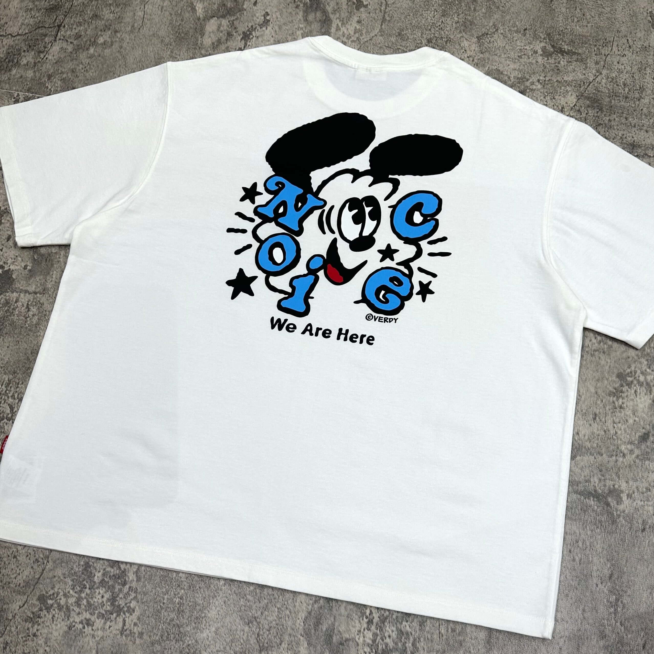 NOICE x Verdy Vick T-Shirt white logo