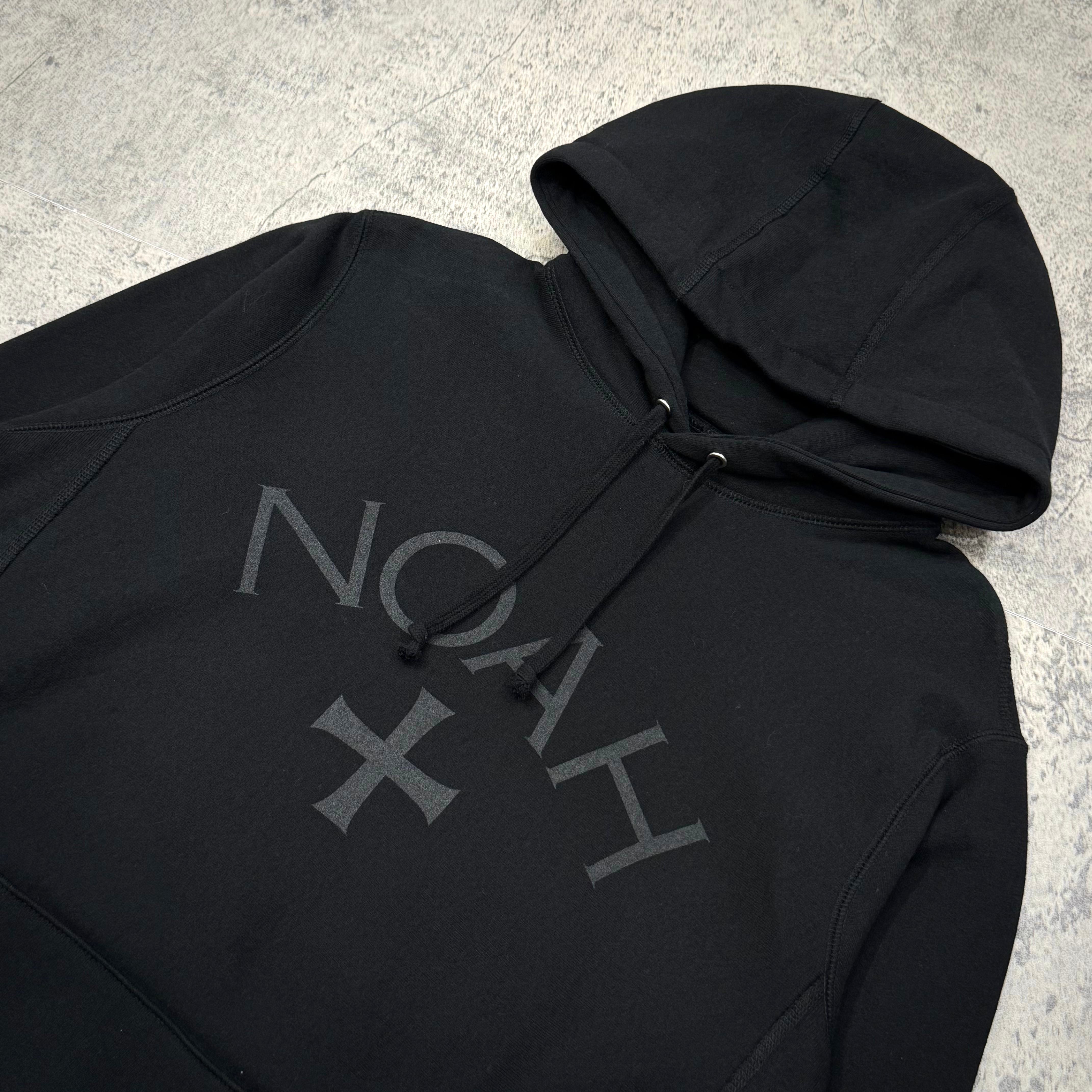 Noah Core Logo Hoodie - Tonal Black
