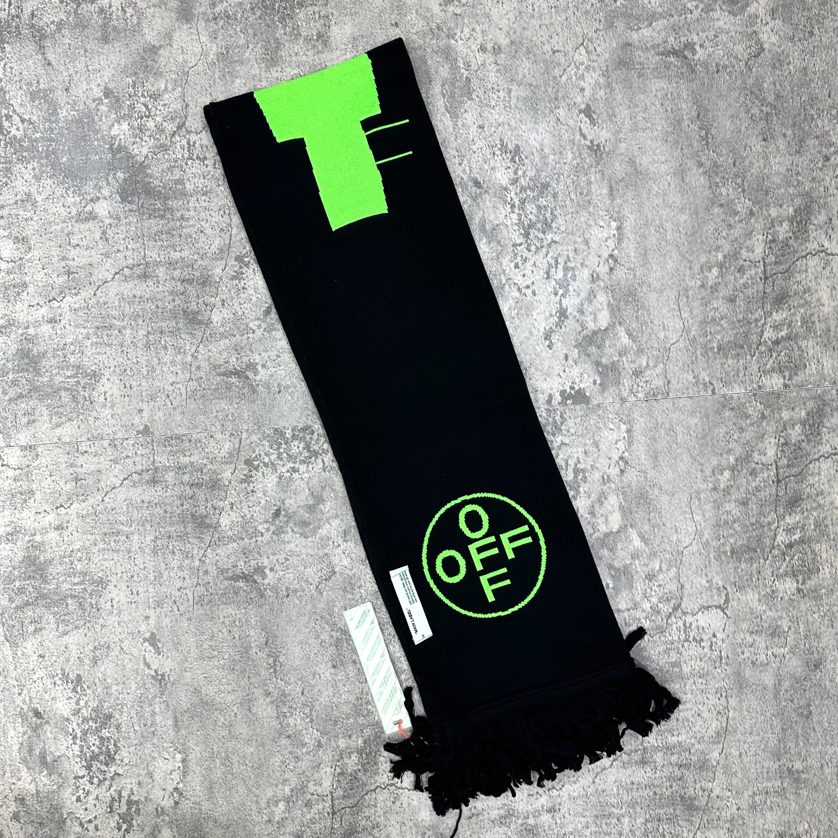 Off-White Arch Shapes Scarf - Black