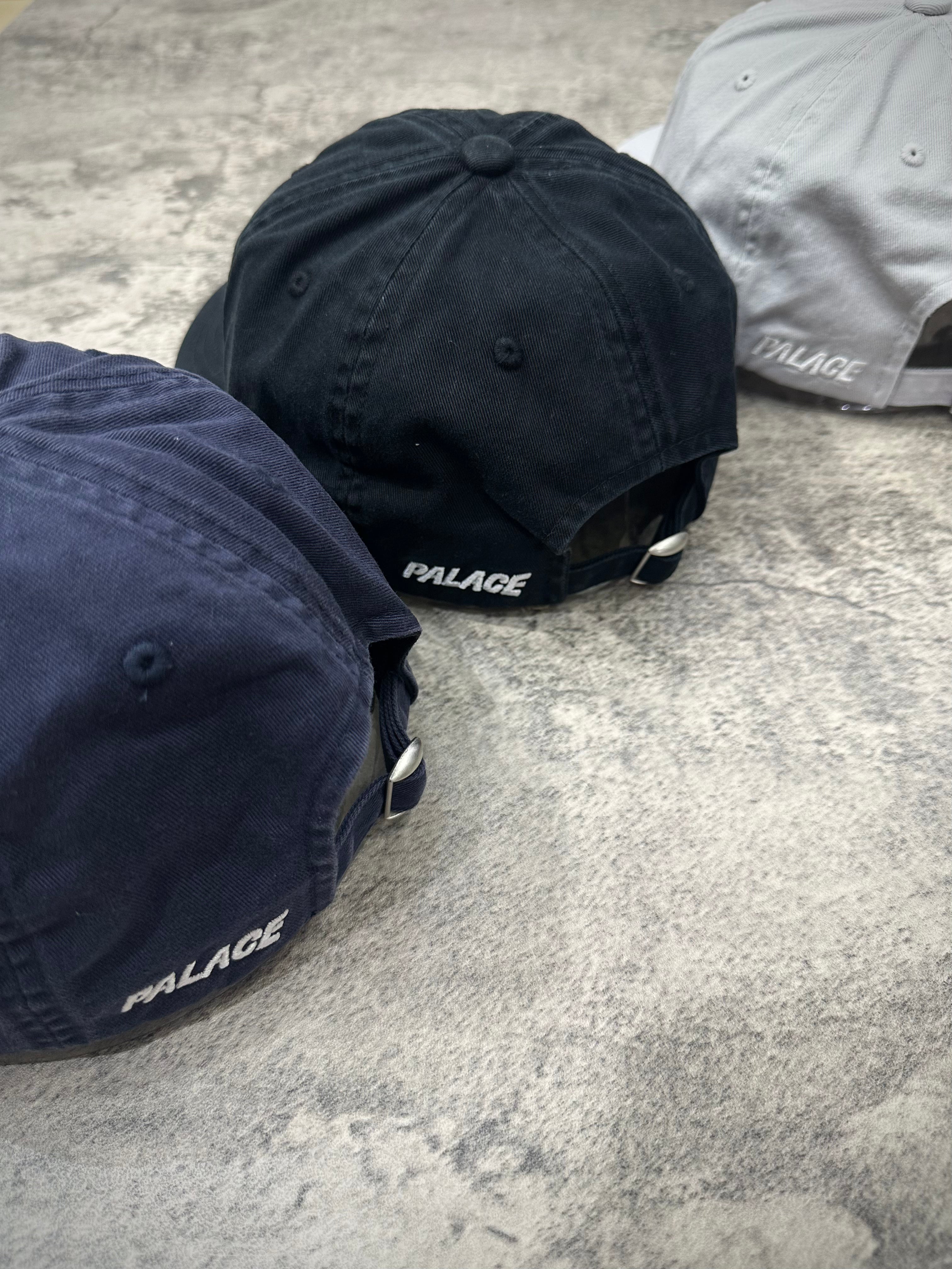 Palace P 6-Panel FW25 - Black Navy Concrete Grey