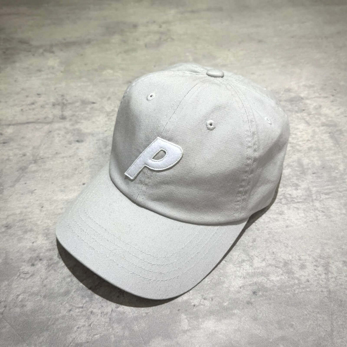 Palace P 6-Panel FW25 - Concrete Grey