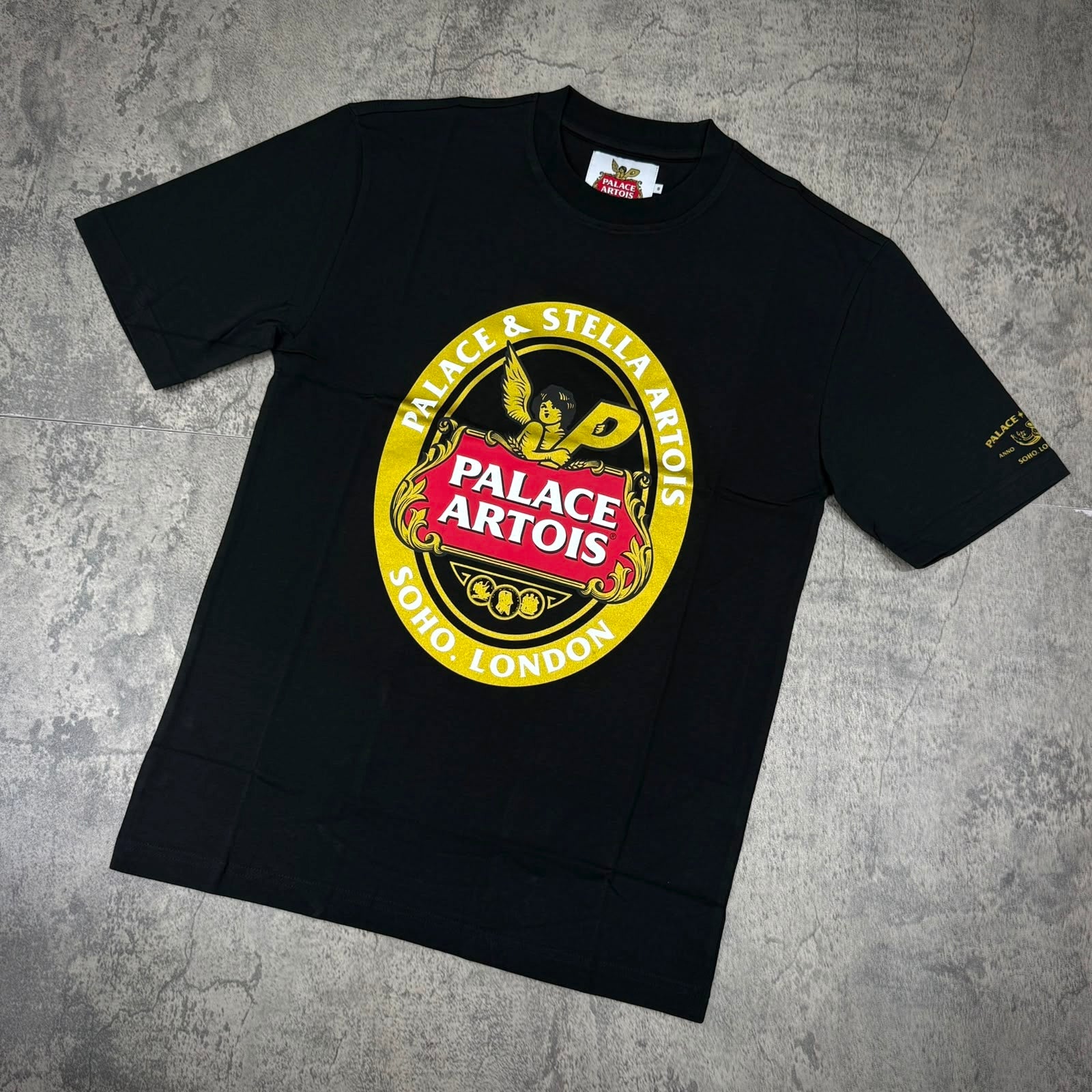 現貨 Palace x Stella Artois Coaster T-shirt - Black