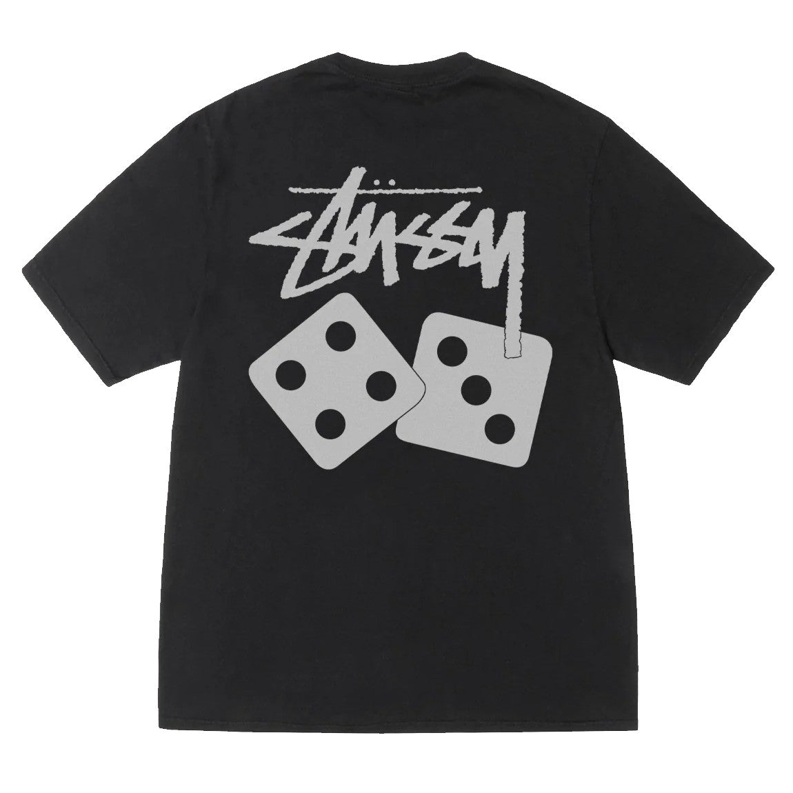 Stussy Dice Pigment Dyed Tee - Black
