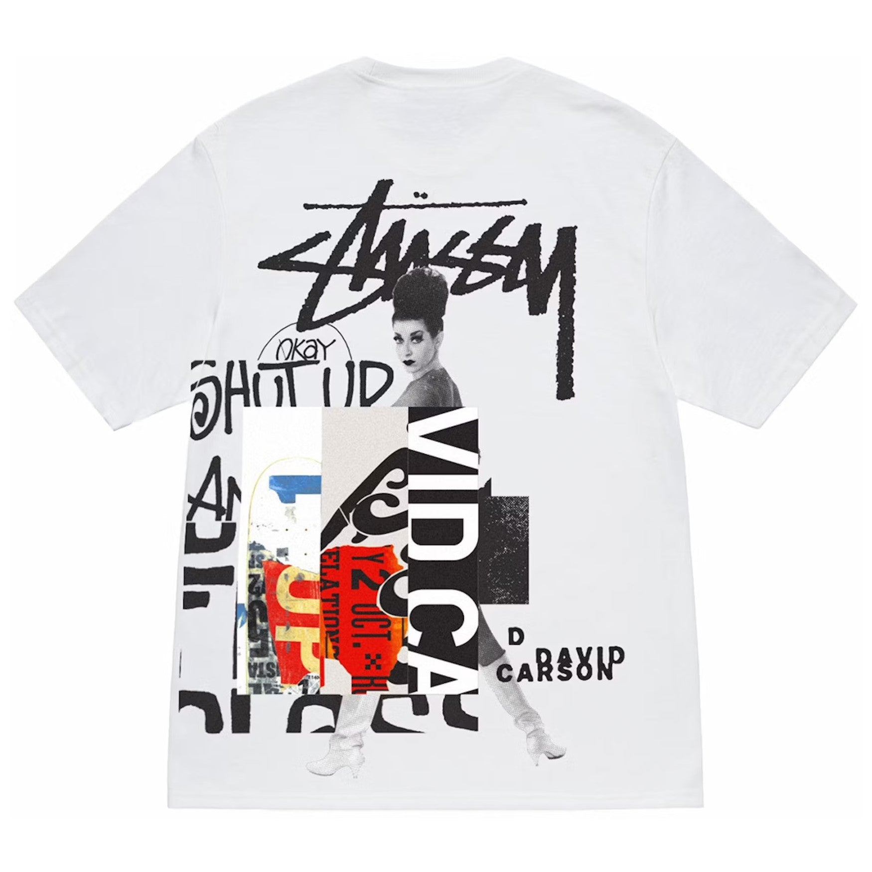 Stussy x David Carson Do Your Thang Tee - White