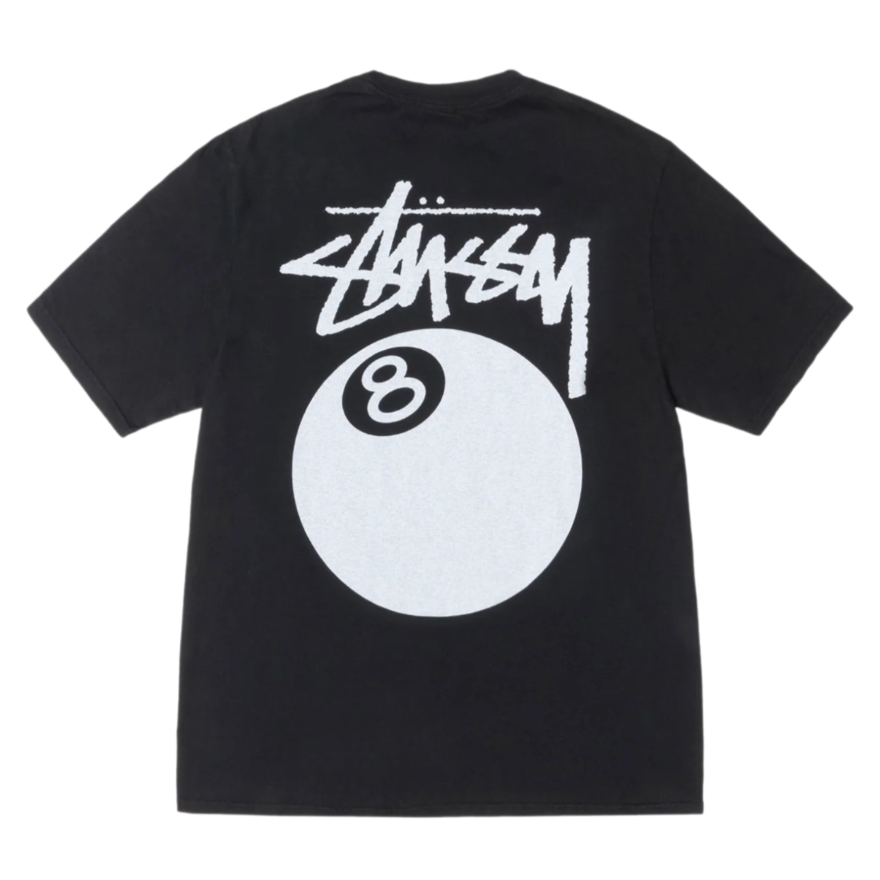 Stussy 8 Ball Pigment Dyed Tee - Black