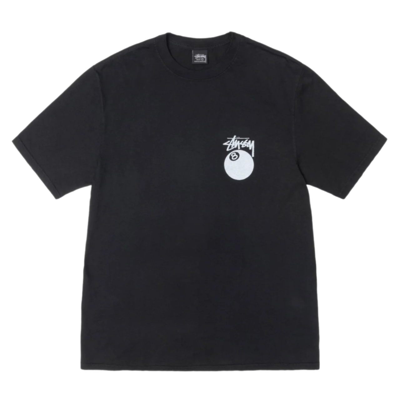 Stussy 8 Ball Pigment Dyed Tee - Black