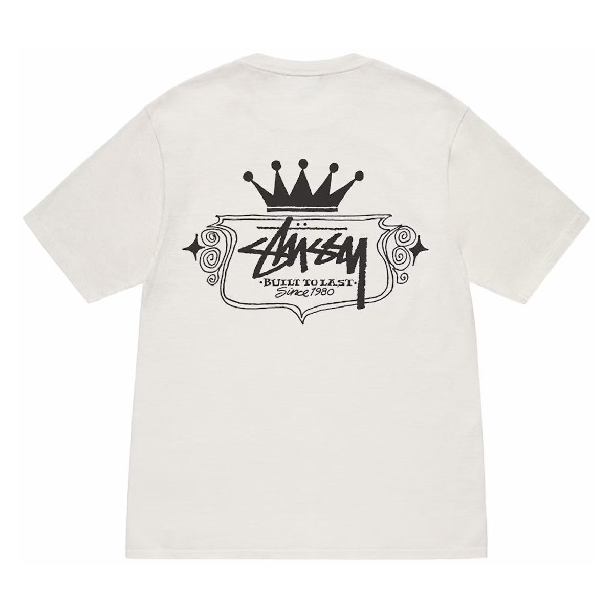 Stussy Built To Last Pigment Dyed Tee - Natural