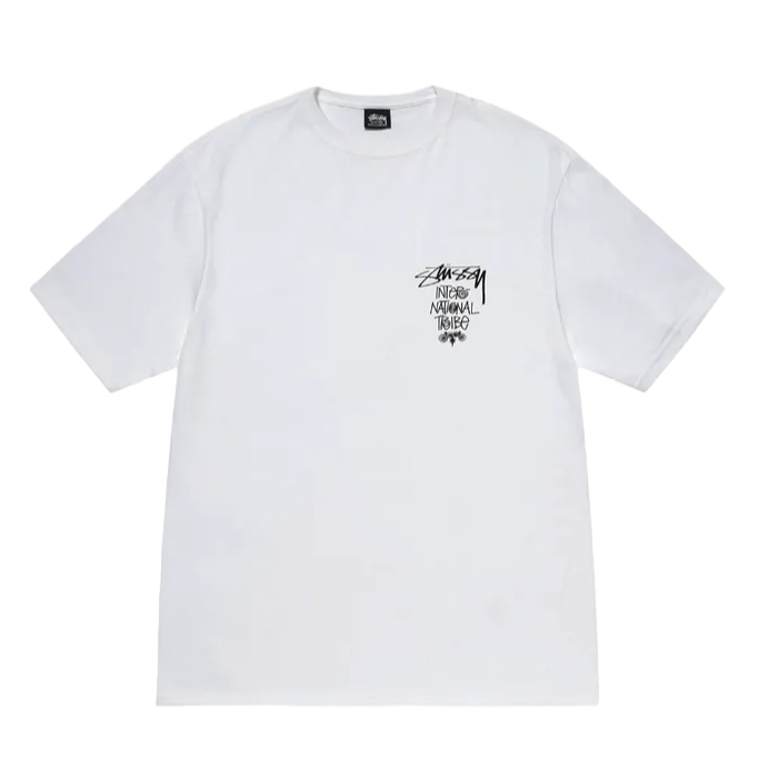 Stussy Tribe Stack Tee - White