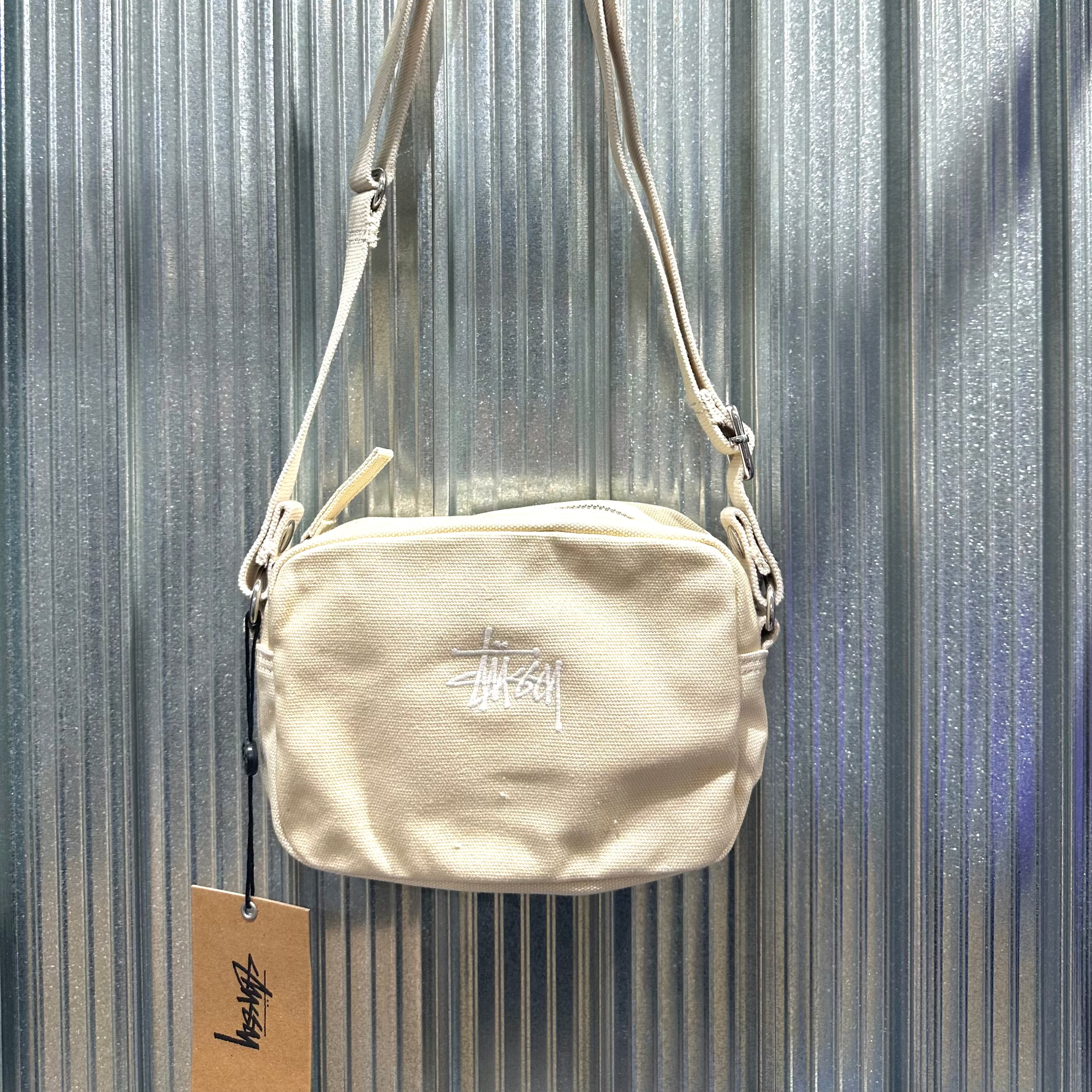 Stussy Canvas Side Pouch - Natural | In stock – WEAR43WAY Stussy Canvas Side Pouch - Natural | In stock – WEAR43WAY