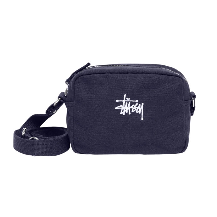 Stussy Canvas Side Pouch - Navy