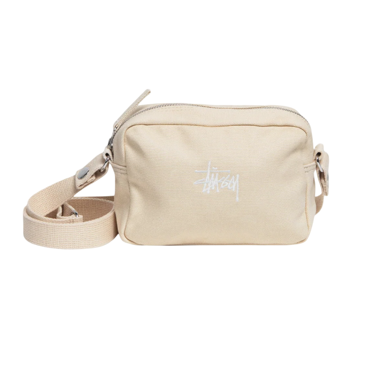 Stussy Canvas Side Pouch - Natural