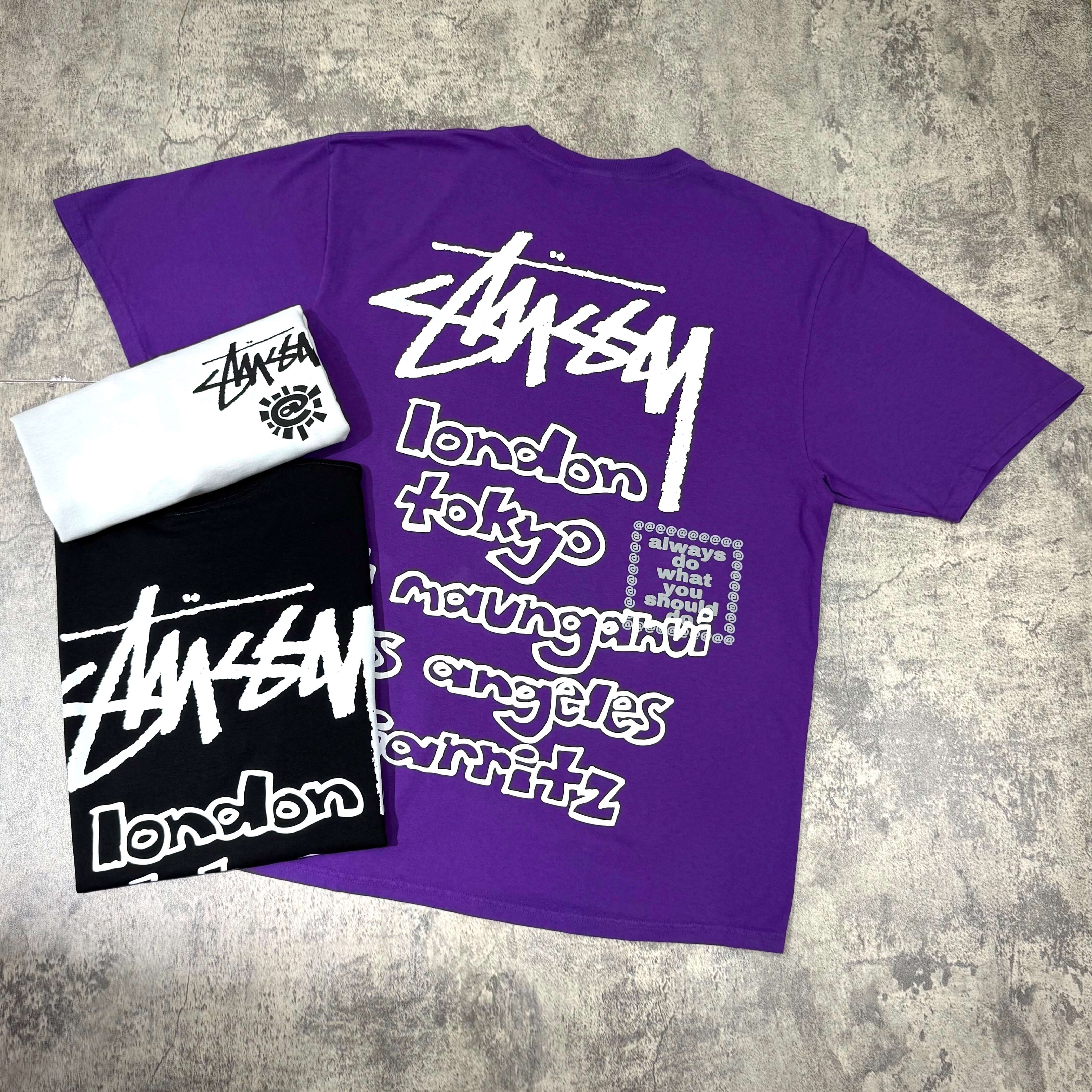 トップス Stussy x Always Do What You Should Do M Stussy x Always Do What You Should Do World Tour Tee