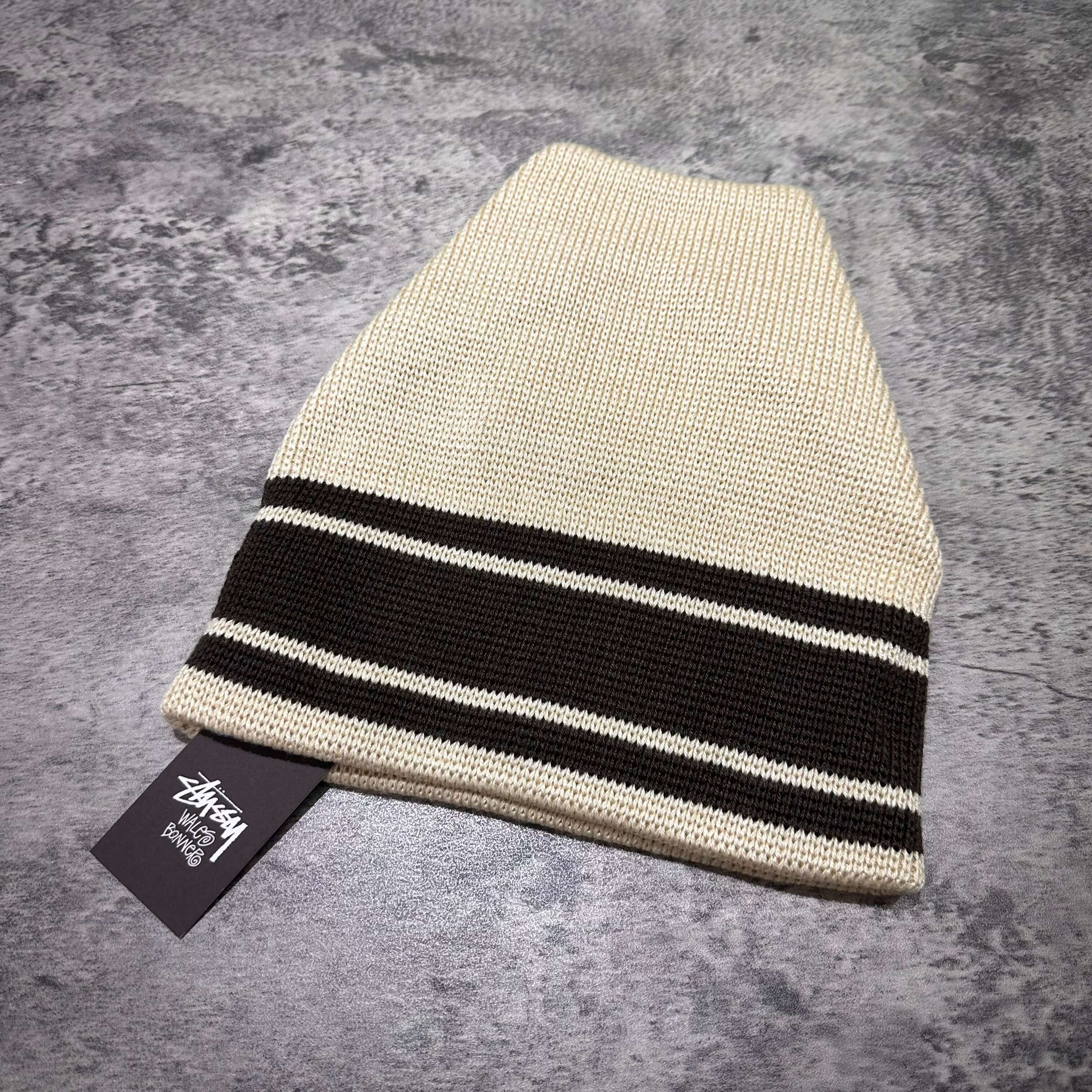 Stussy x Wales Bonner Beanie - Ivory back