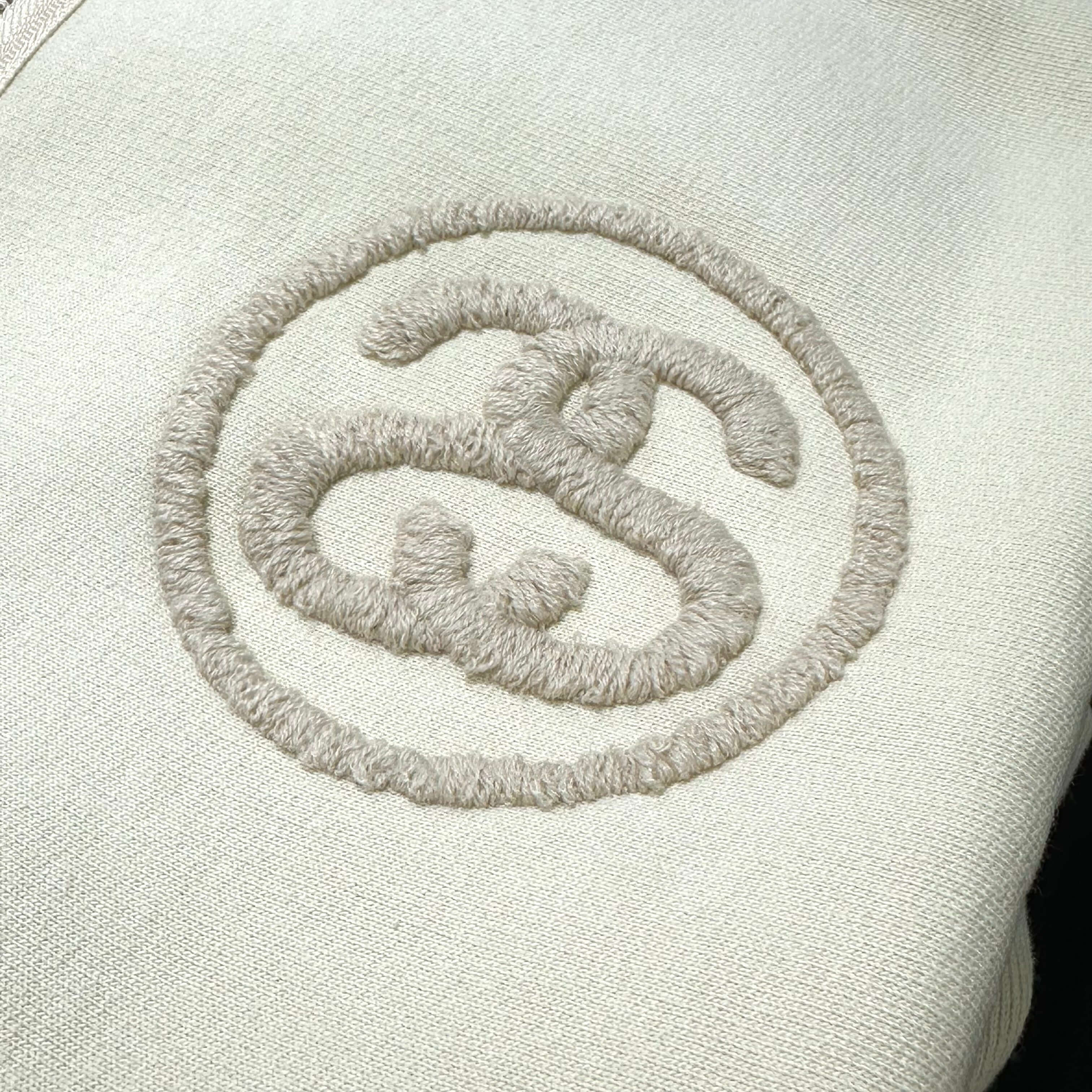 Stussy x Wales Bonner Fleece Zip Hoodie - Ivory