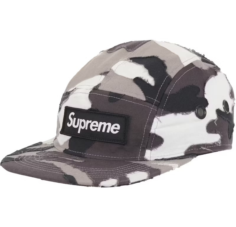 Supreme Layered Camo Camp Cap - Snow Camo