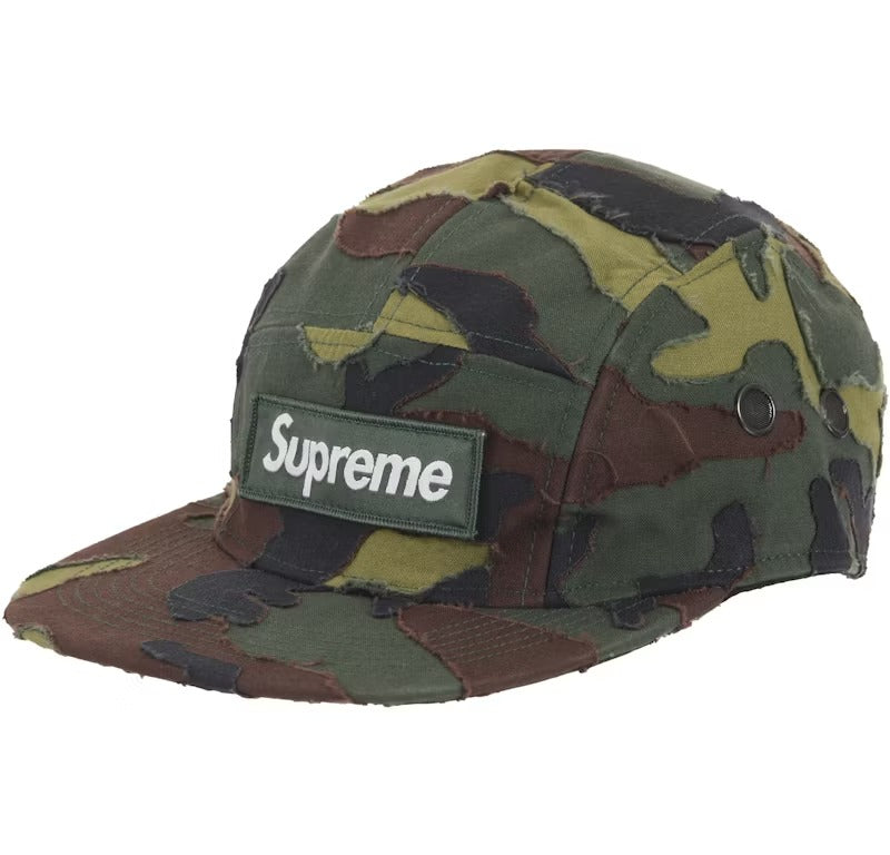 Supreme Layered Camo Camp Cap - Woodland Camo