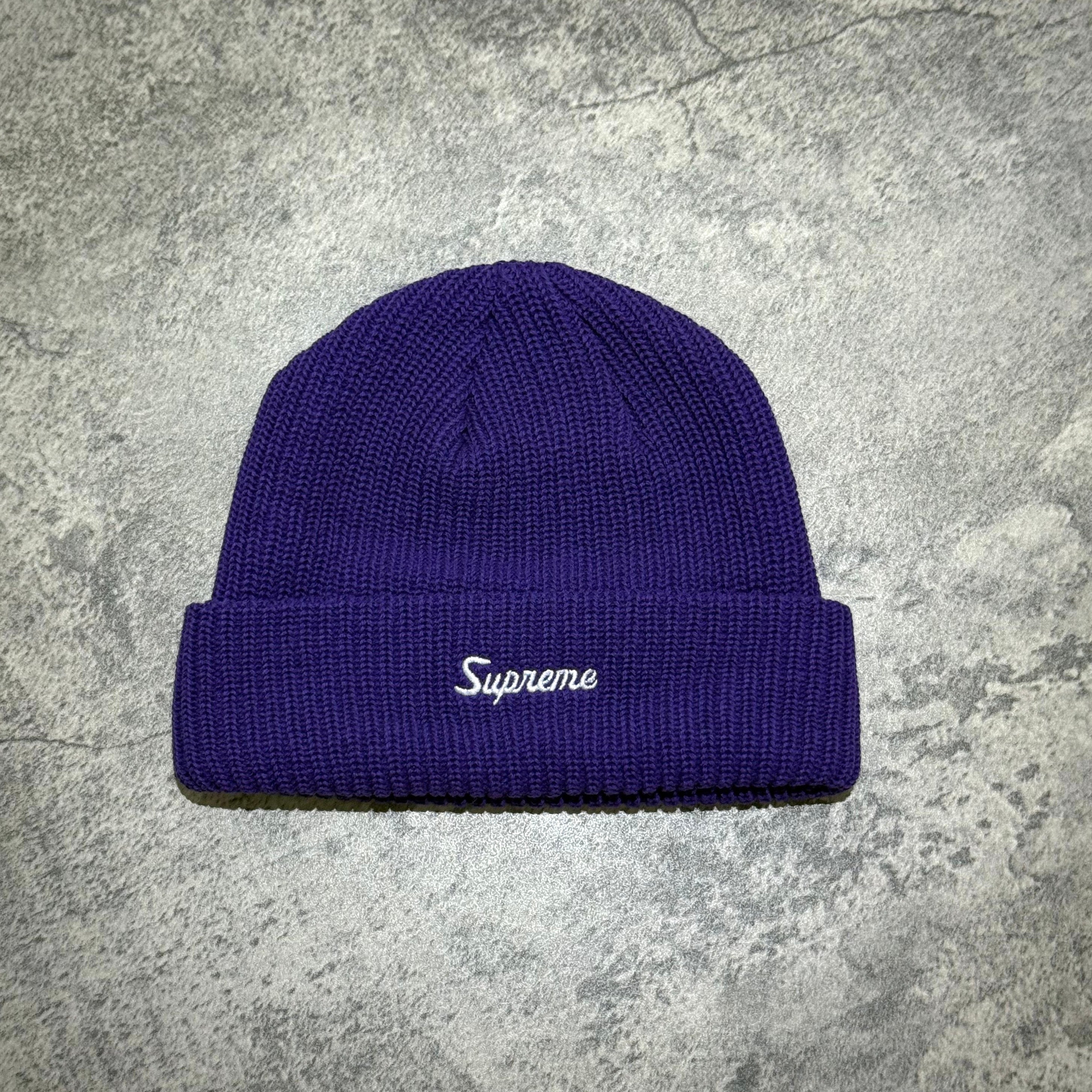 Supreme Loose Gauge Beanie - Purple