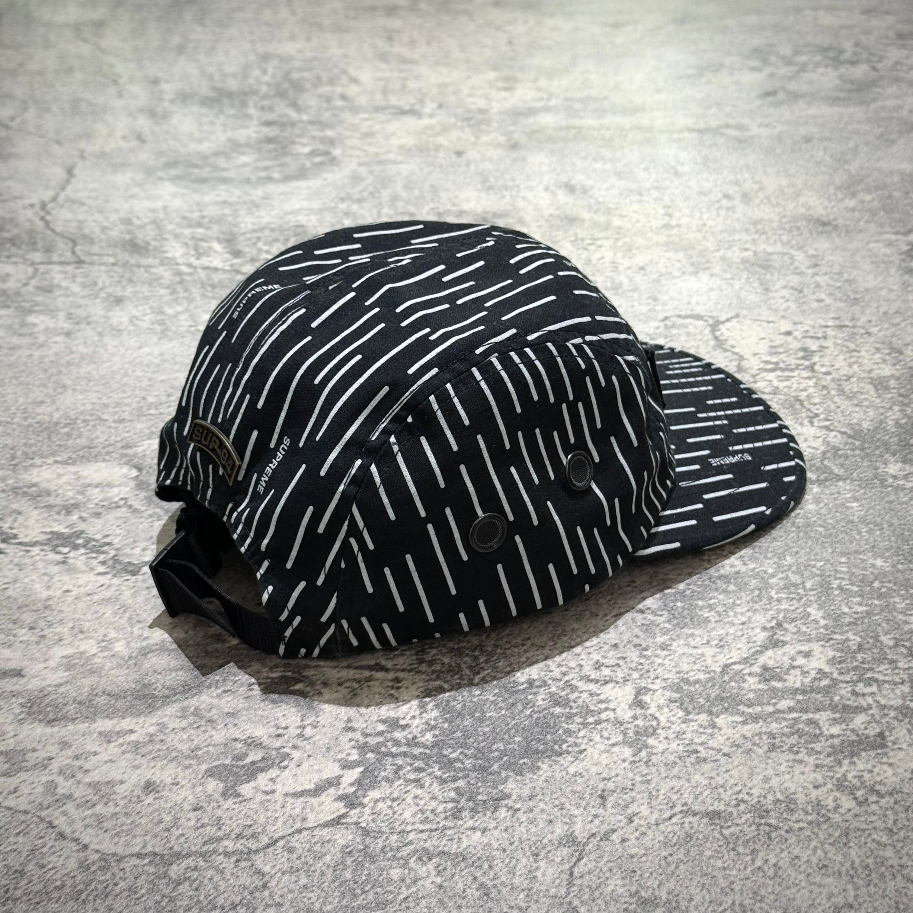 Supreme Military Camp Cap FW24 - Black Raindrop back