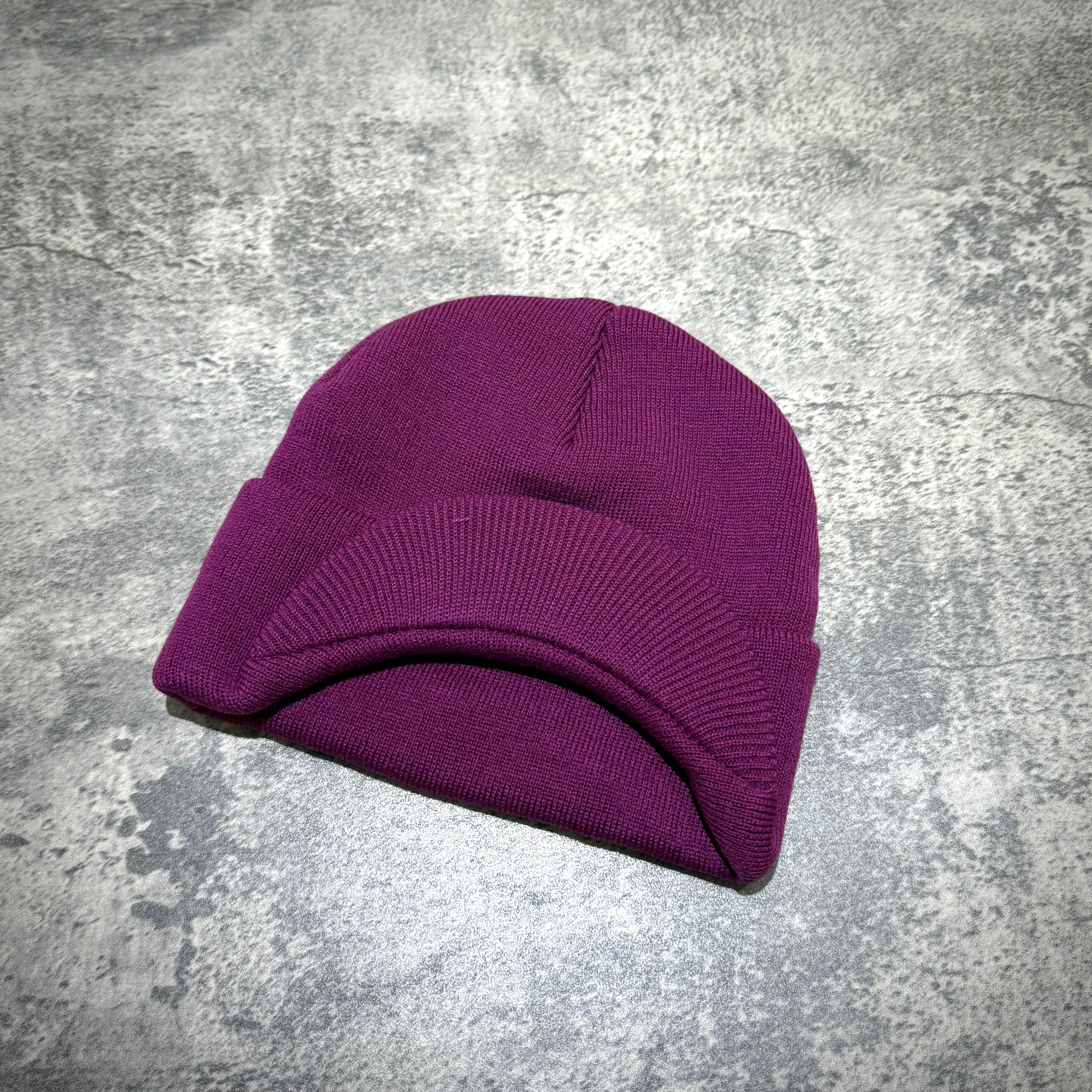 Supreme Radar Beanie - Eggplant back
