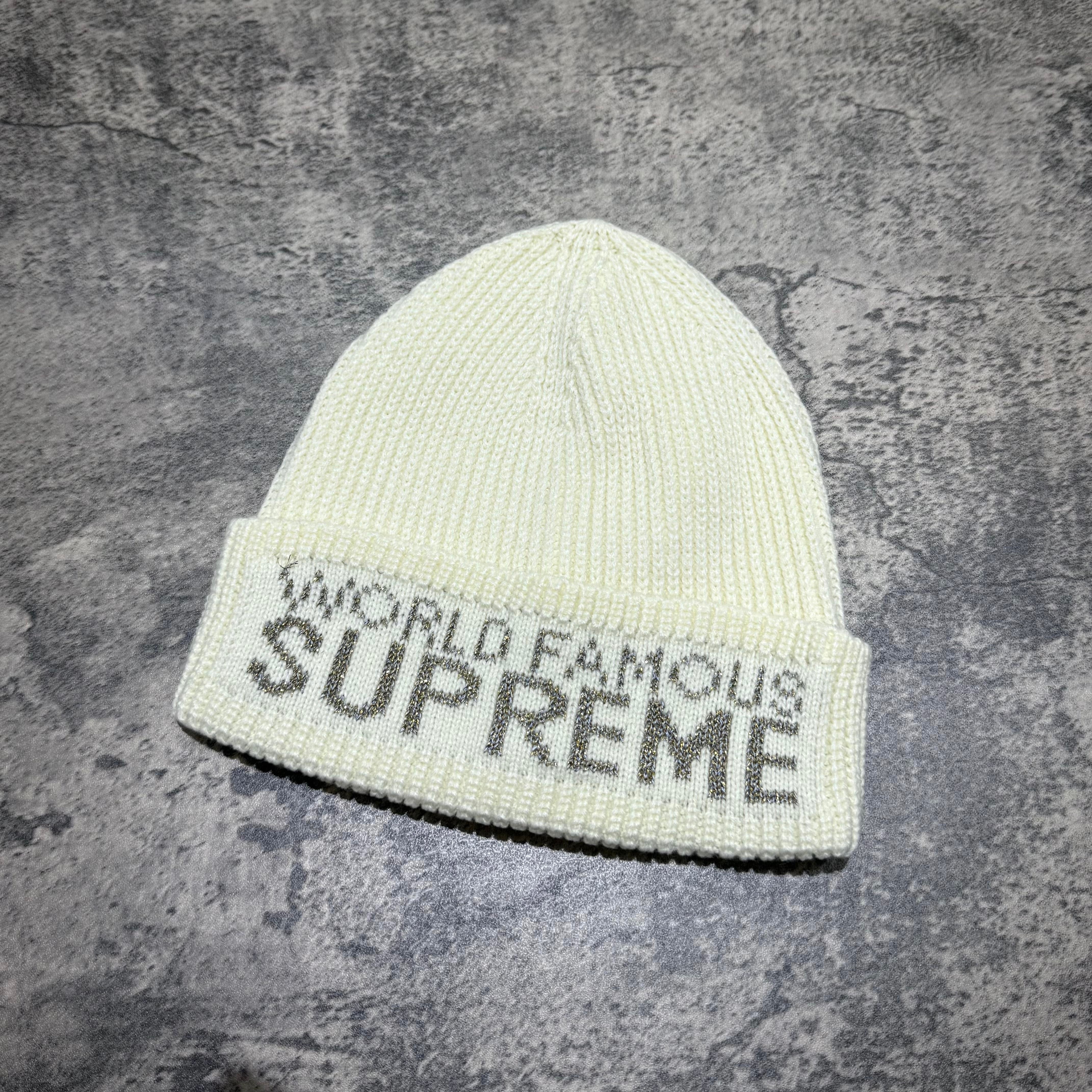 Supreme World Famous Beanie - Natural