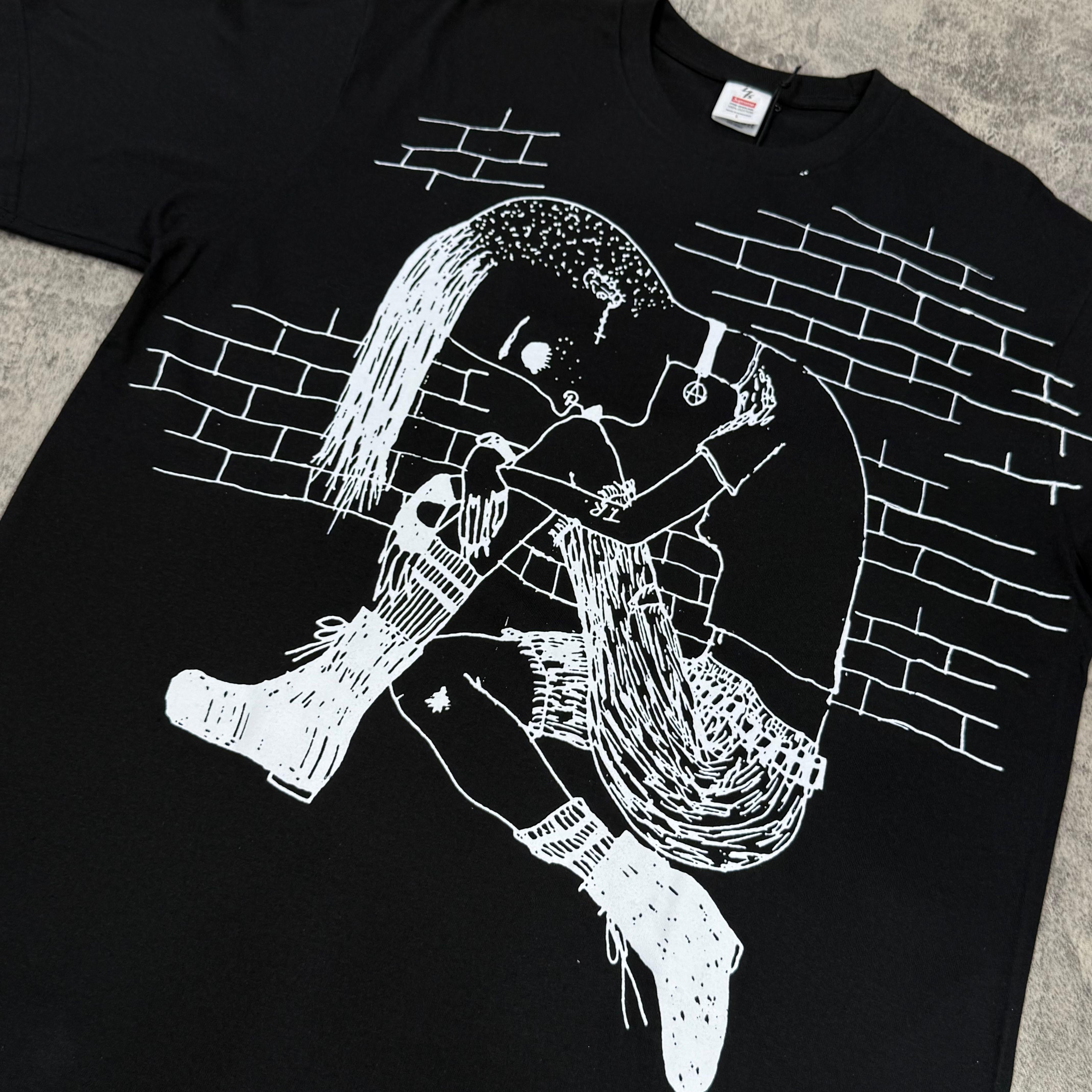 Supreme x Y's Thinker Tee - Black FRONT
