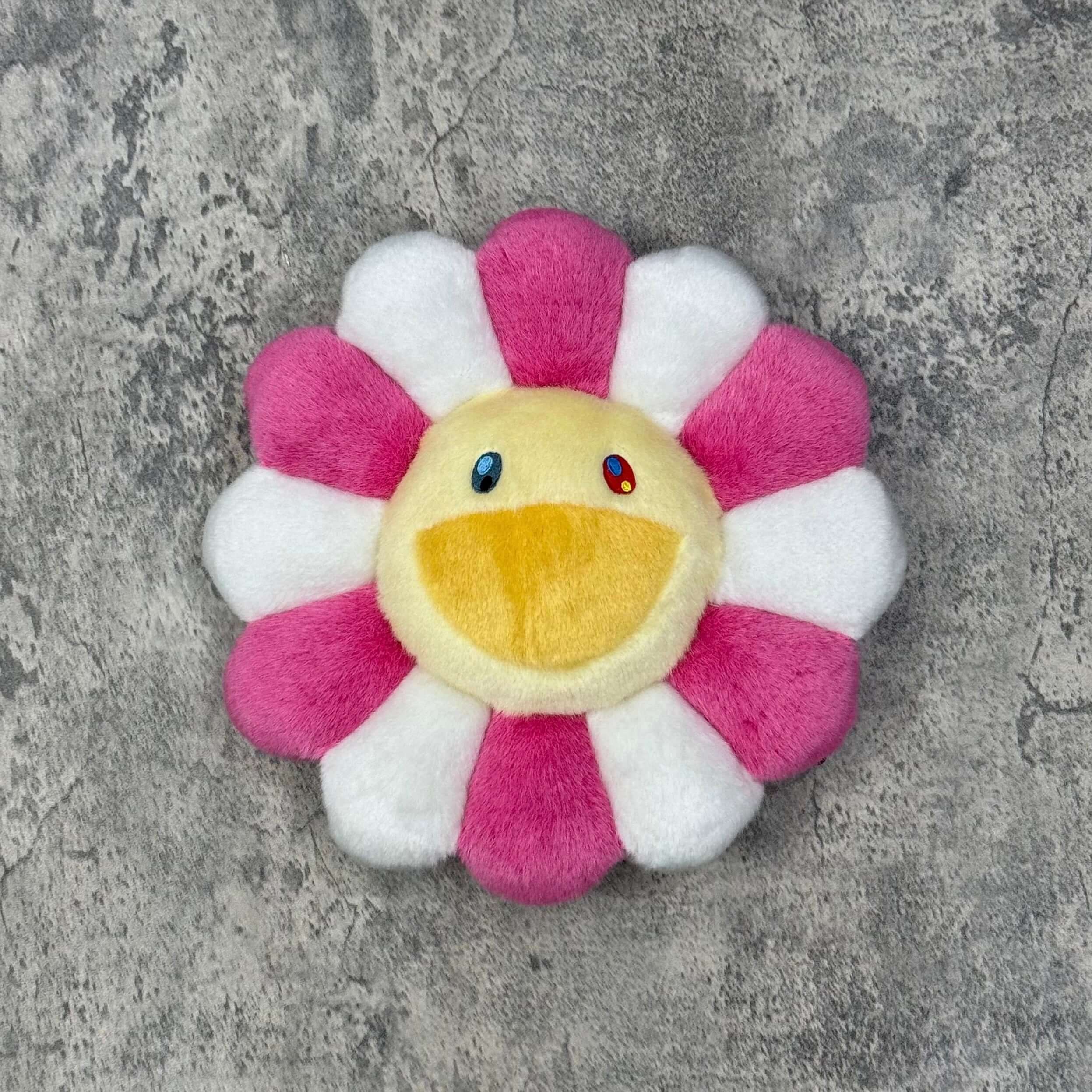 Takashi Murakami Flower Plush 30CM - Pink White / Yellow