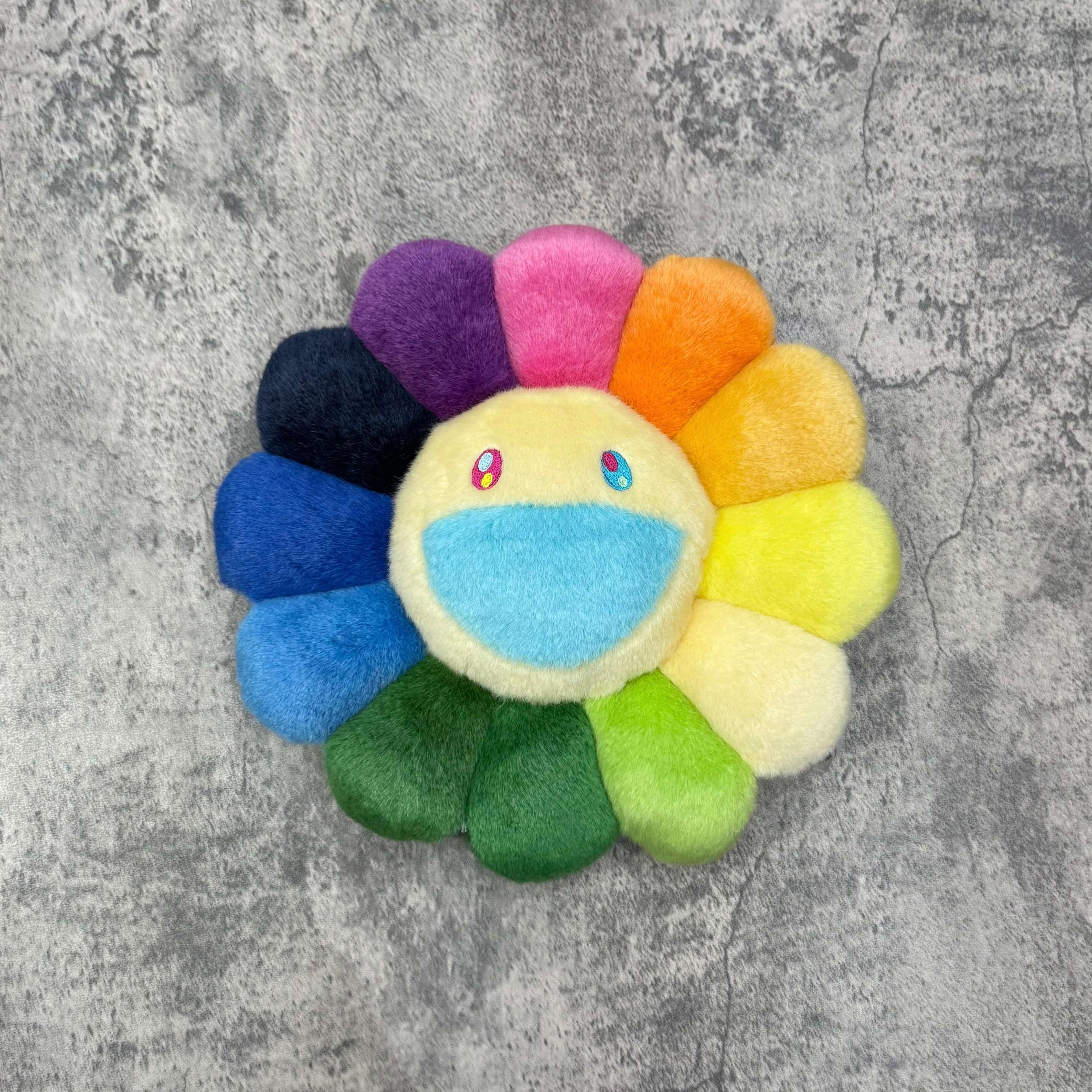 Takashi Murakami Flower Plush 30CM - Rainbow / Yellow