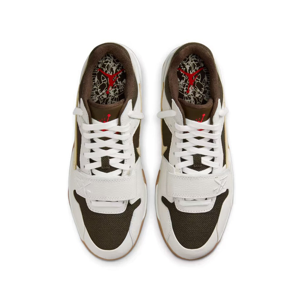 Travis Scott x Nike Jordan Jumpman Jack TR Sail and Dark Mocha