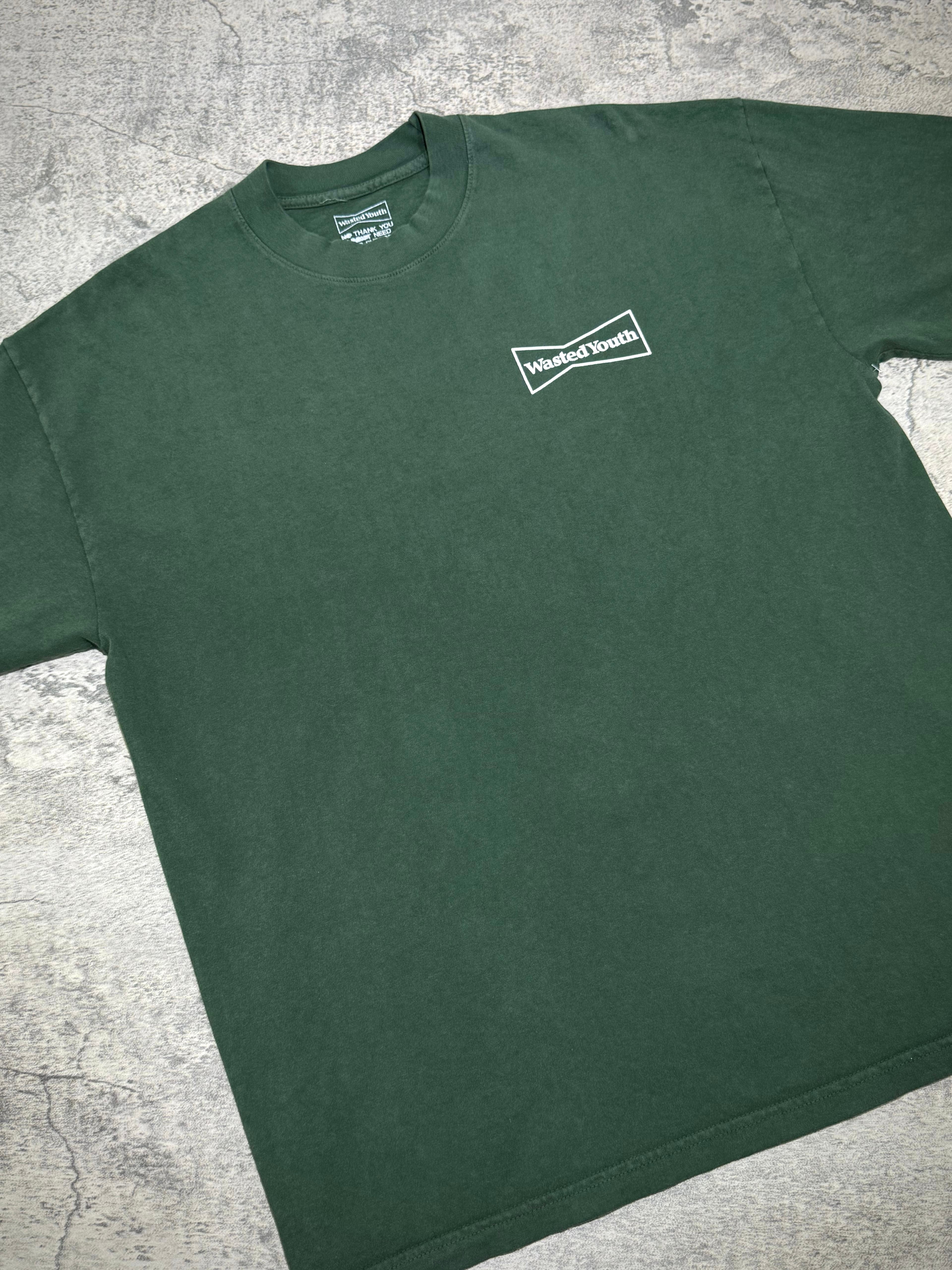 Wasted Youth DBMA Tee - Green 
