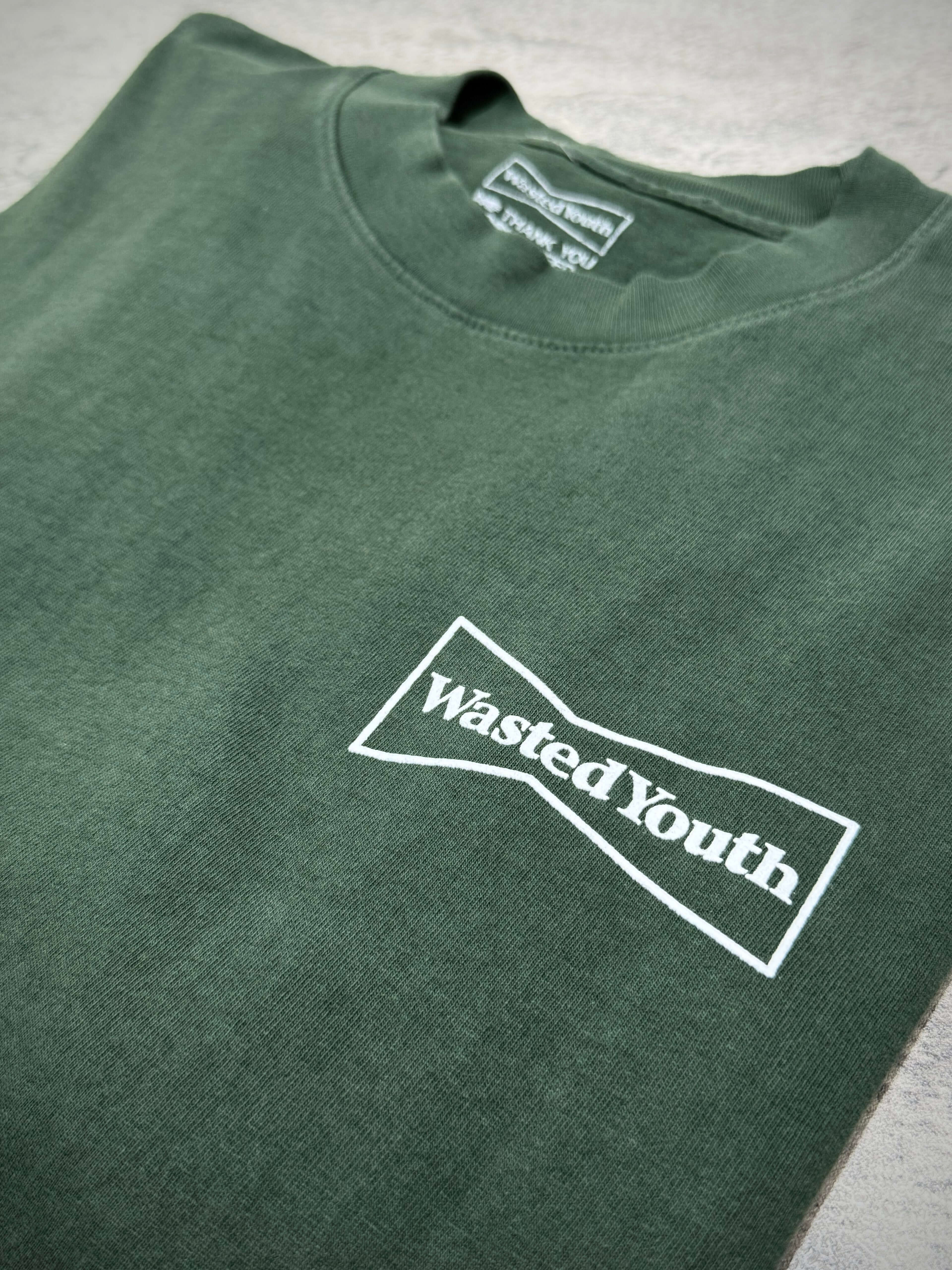 Wasted Youth DBMA Tee - Green 