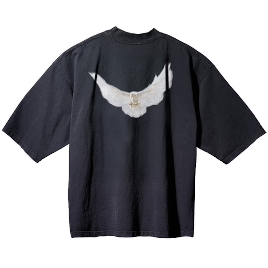 Yeezy Gap Engineered by Balenciaga Dove 3/4 Sleeve Tee - Black