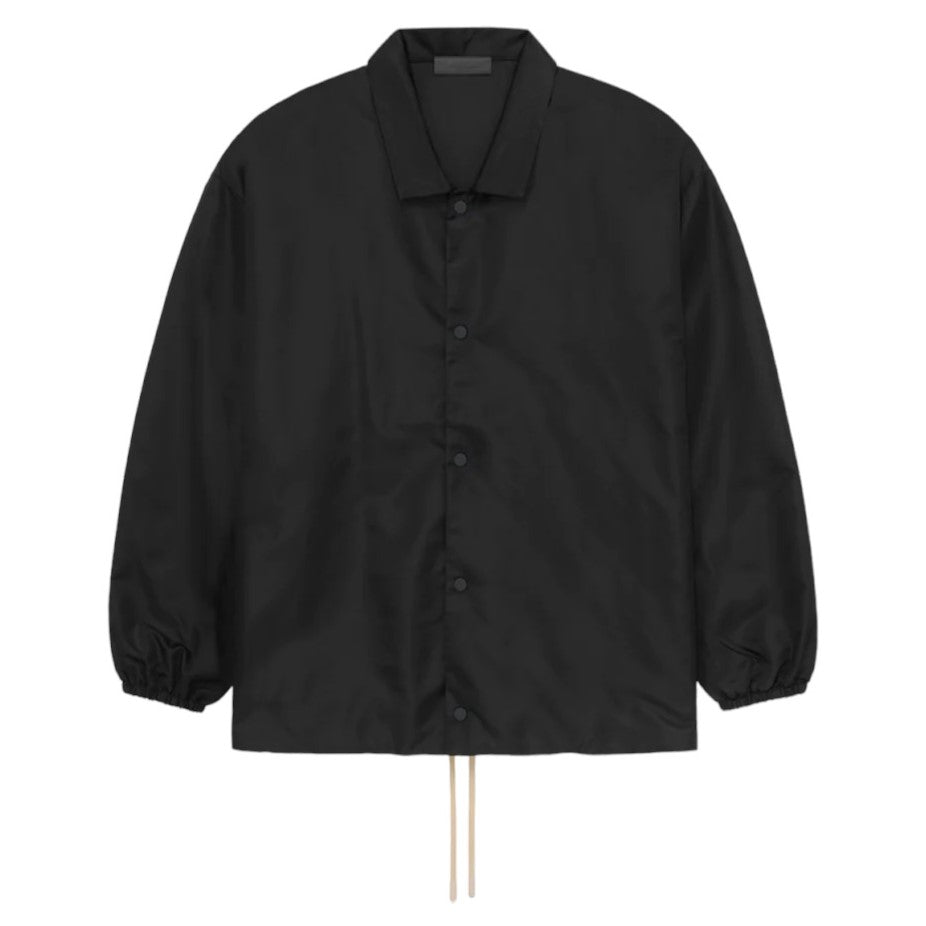 Fear of God Essentials Coaches Jacket FW23 - Jet Black