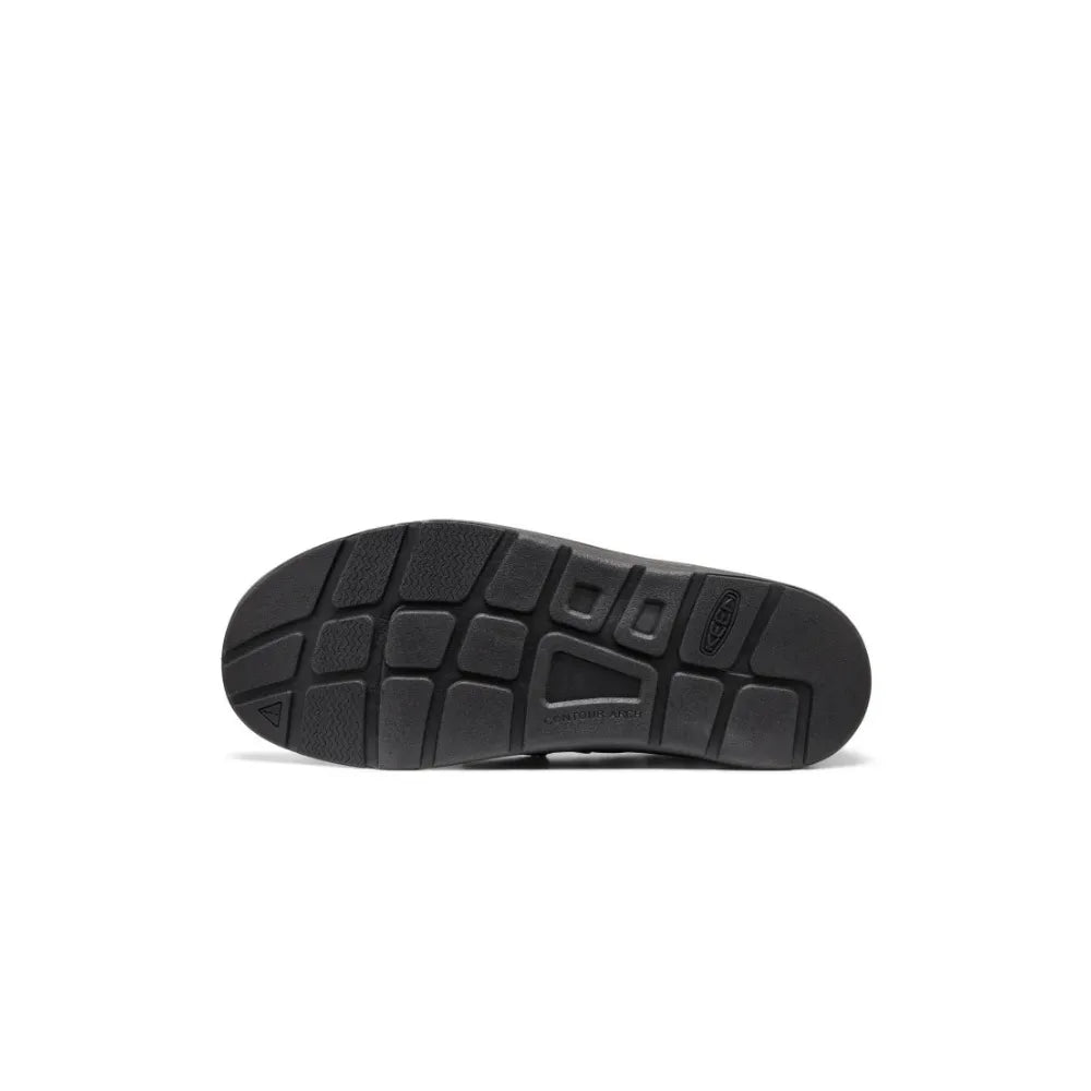 Keen Uneek Loafer Nocturnal Black - Bottom view of the shoe sole showing traction design.