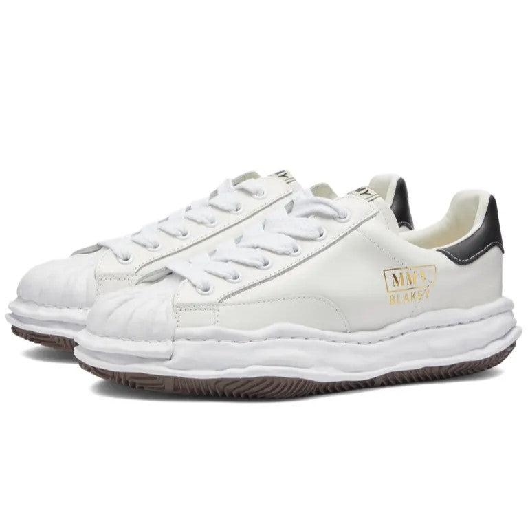 Maison Mihara Yasuhiro MMY "BLAKEY" OG Sole Leather Low Sneaker - White A06FW702