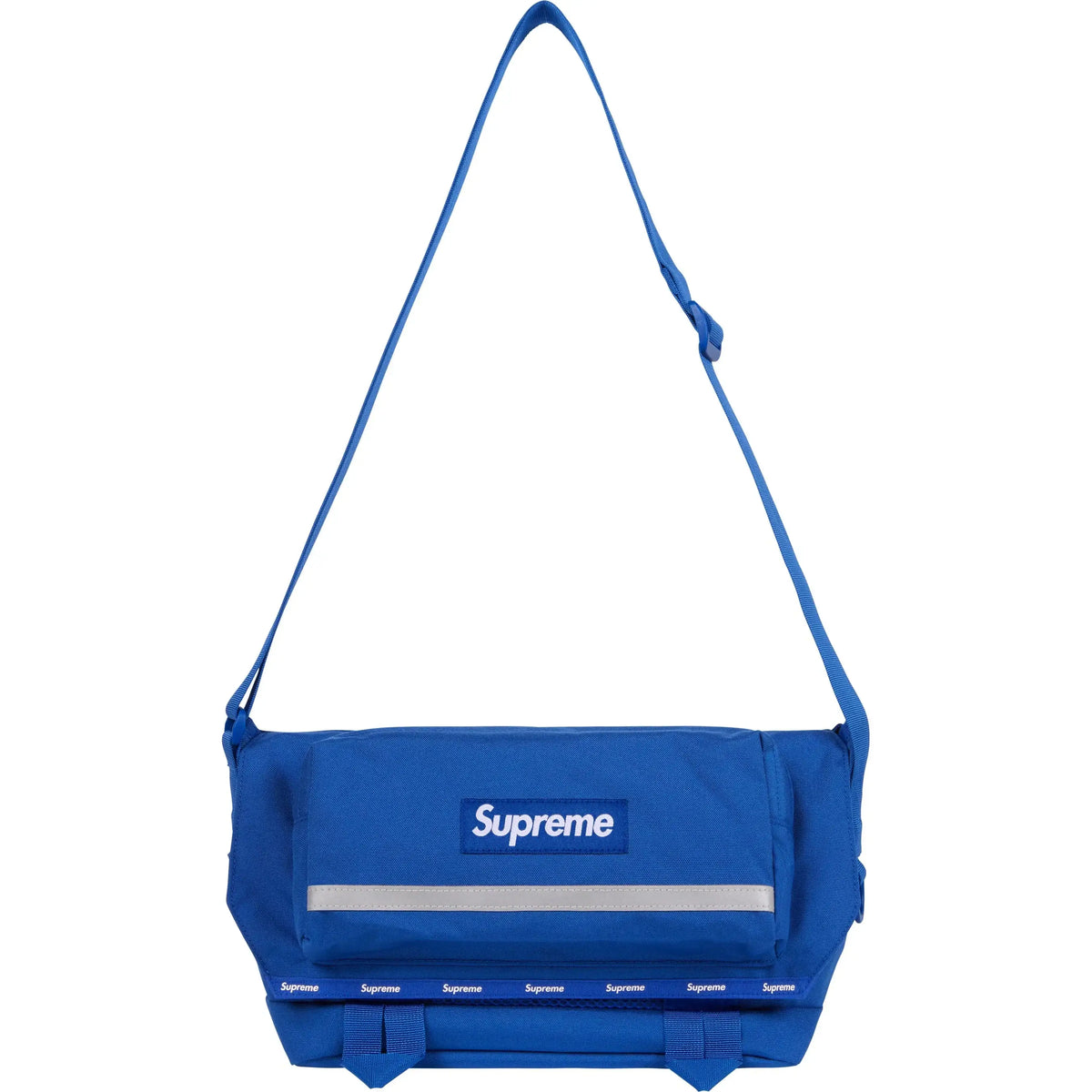 Supreme Messenger Bag FW24 - Black, a durable and stylish carryall perfect for everyday use.