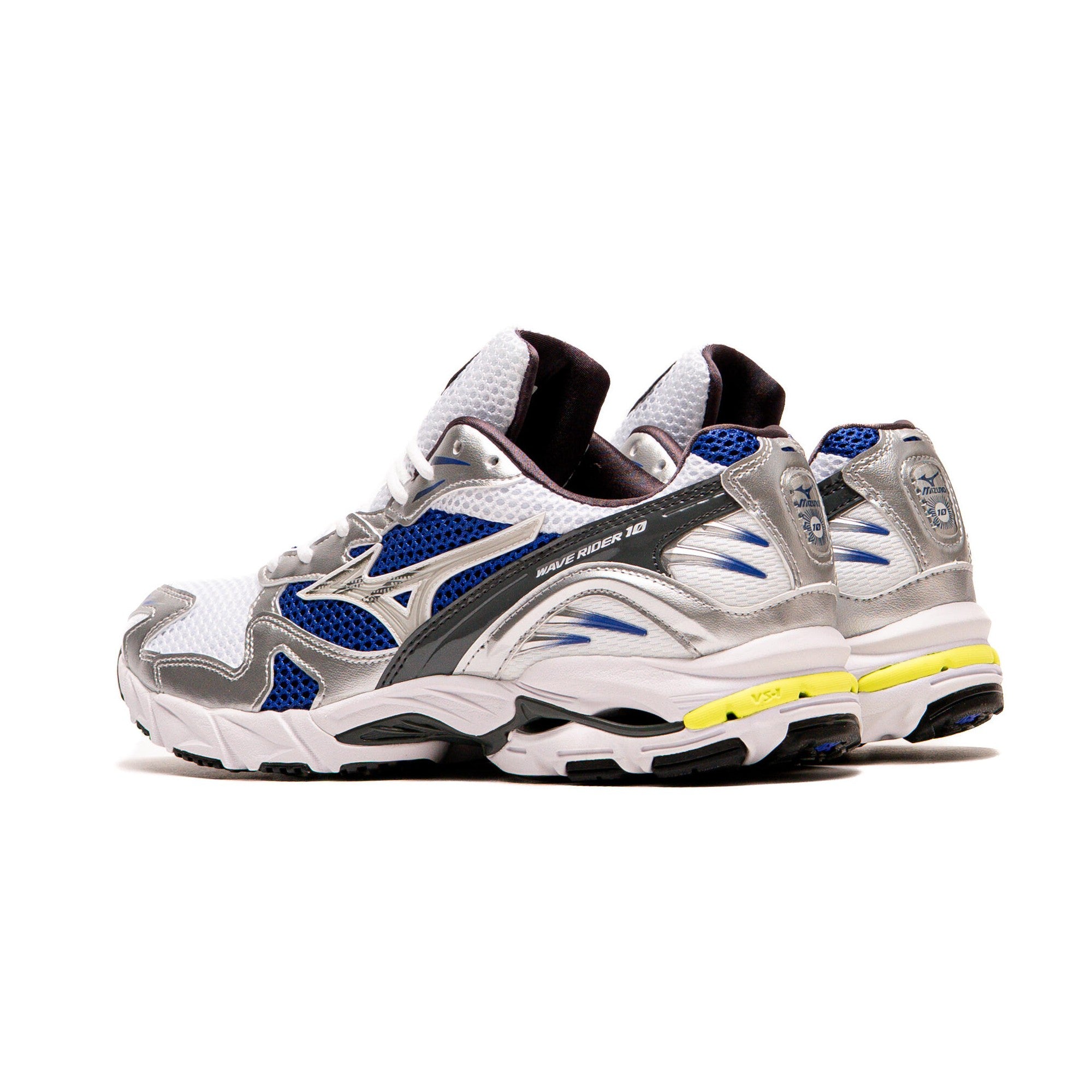 Mizuno Wave Rider 10 - White Silver Surftheweb
