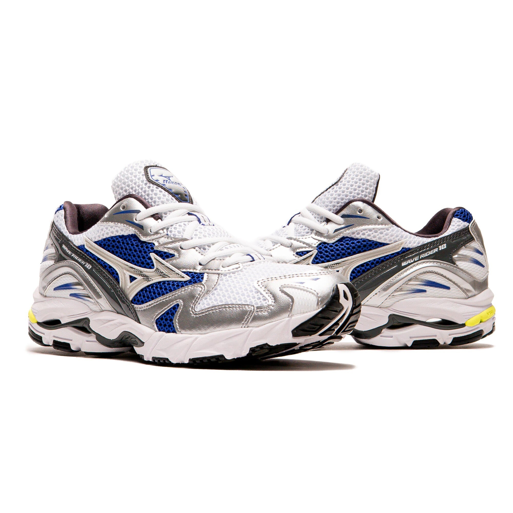 Mizuno Wave Rider 10 - White Silver Surftheweb