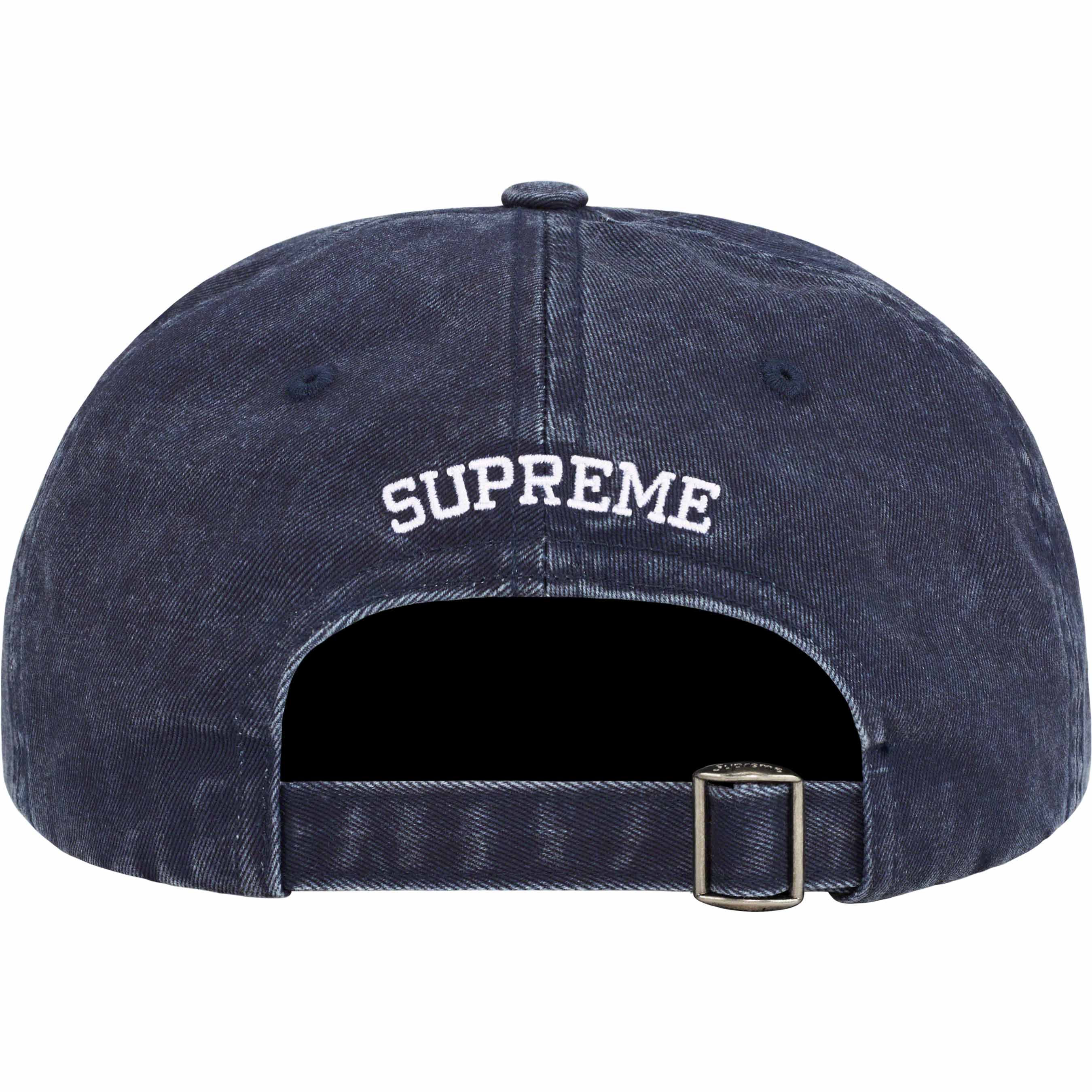 Supreme Pigment Coated Canvas S Logo 6 Panel FW23 - Navy