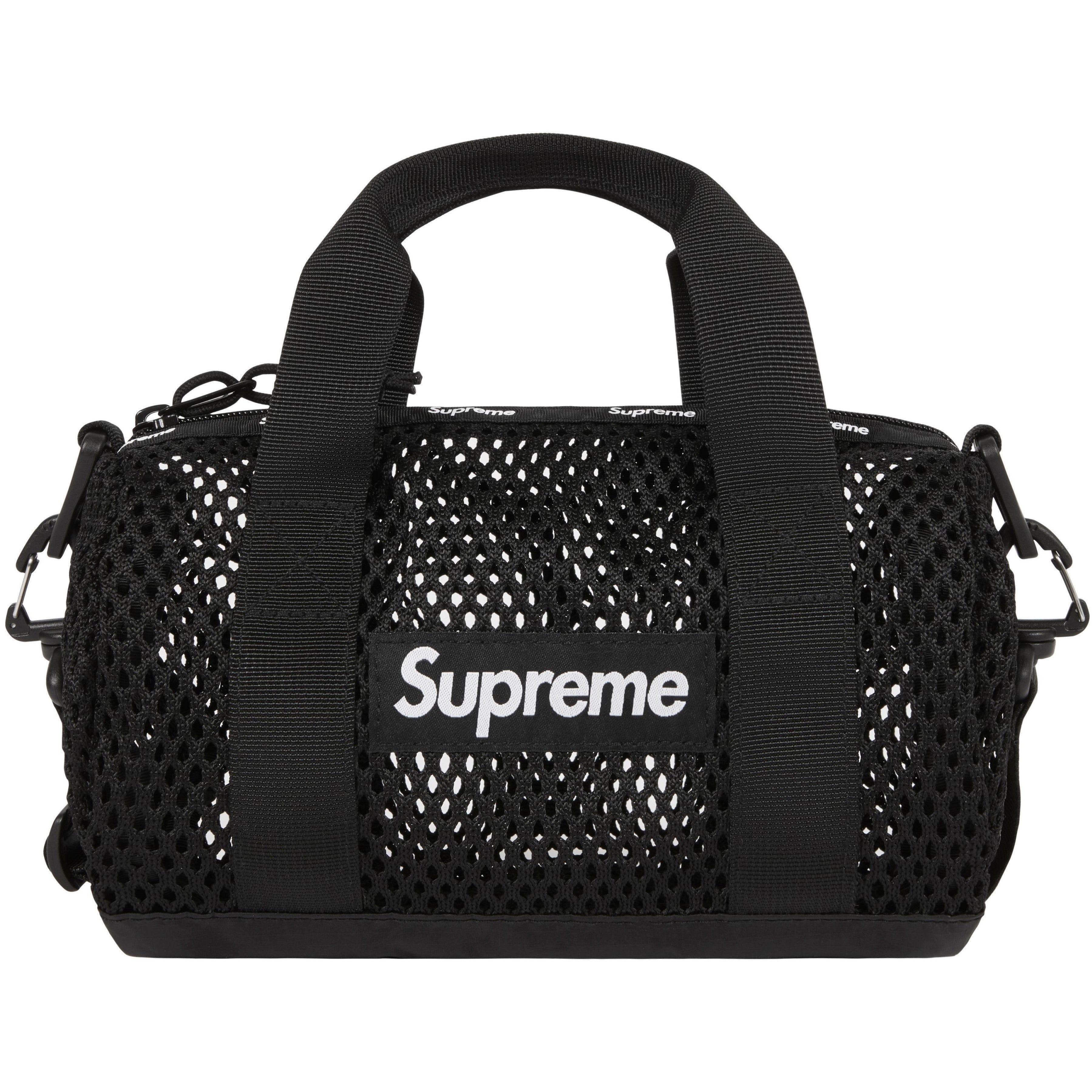 Supreme Mesh Mini Duffle Bag Black