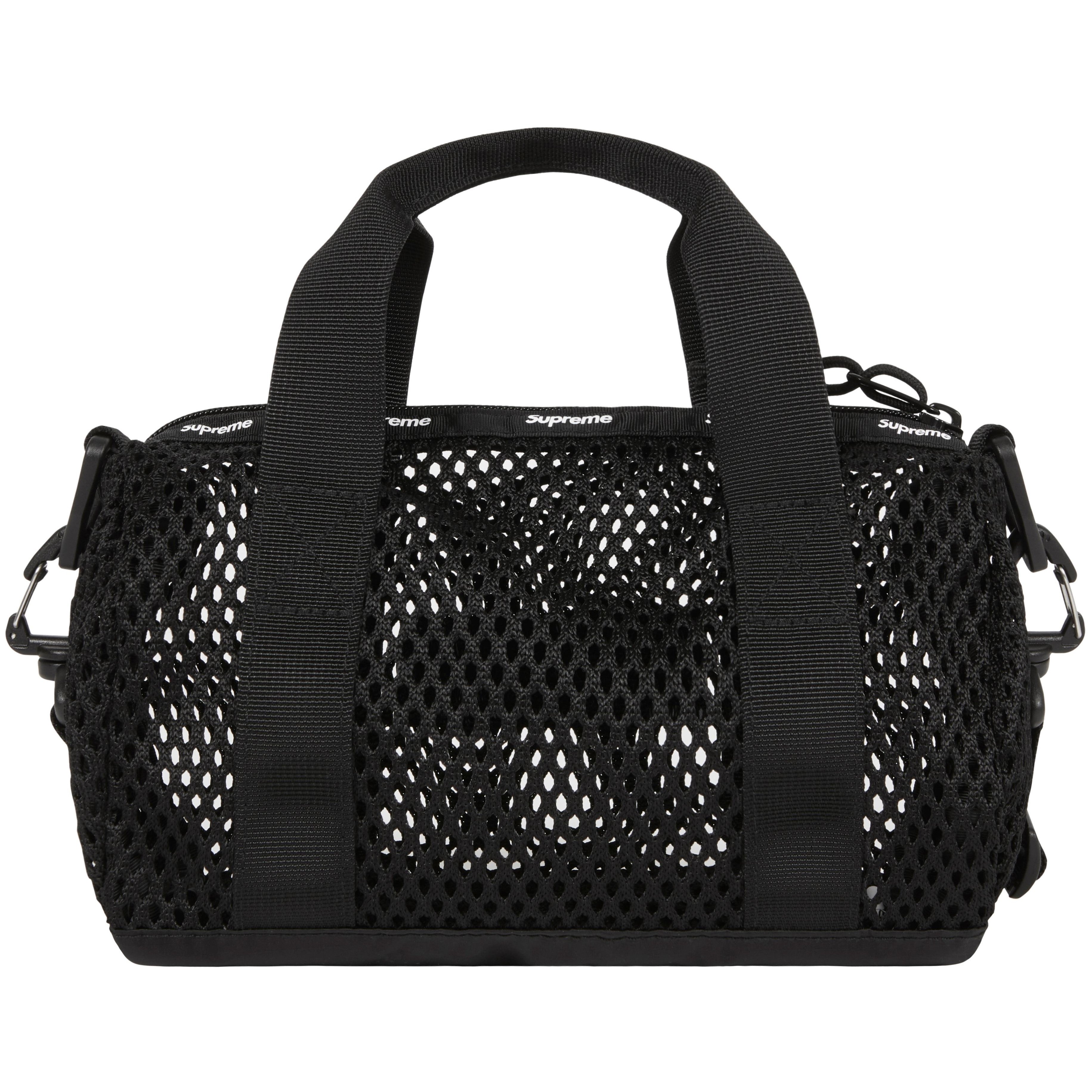 Supreme Mesh Mini Duffle Bag Black