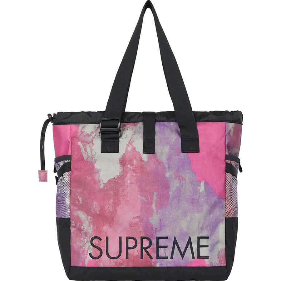 Supreme x The North Face Adventure Tote - Multicolor with pink and black design