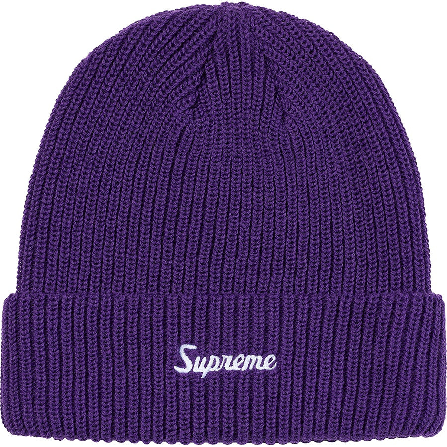 Supreme Loose Gauge Beanie - Purple