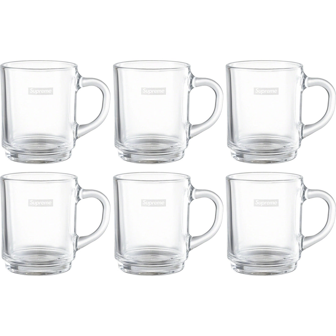 Supreme Duralex Glass Mug (Set Of 6)