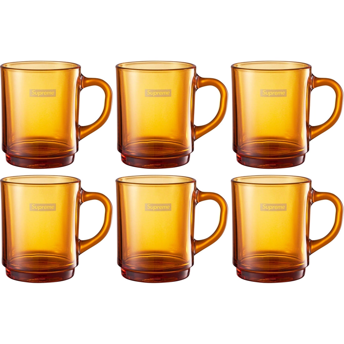 Supreme Duralex Glass Mug (Set Of 6)