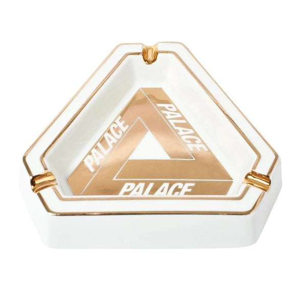 Palace Tri-Ferg Ashtray - White/Gold